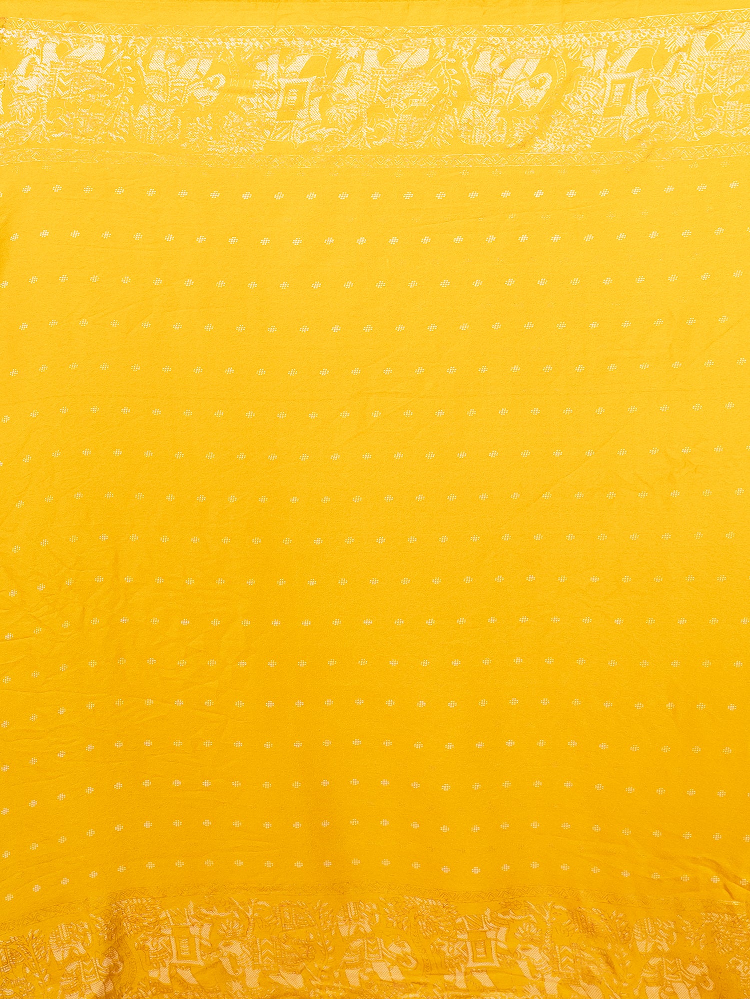 Kutch Print Crepe Saree