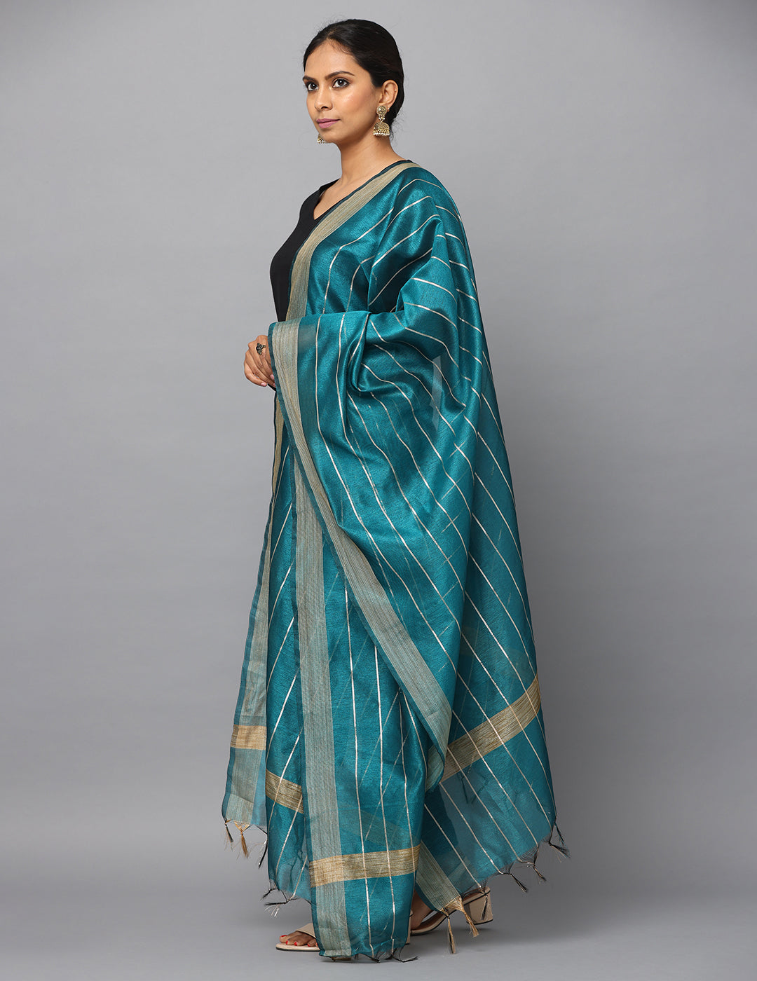 Chanderi Zari weave Dupatta