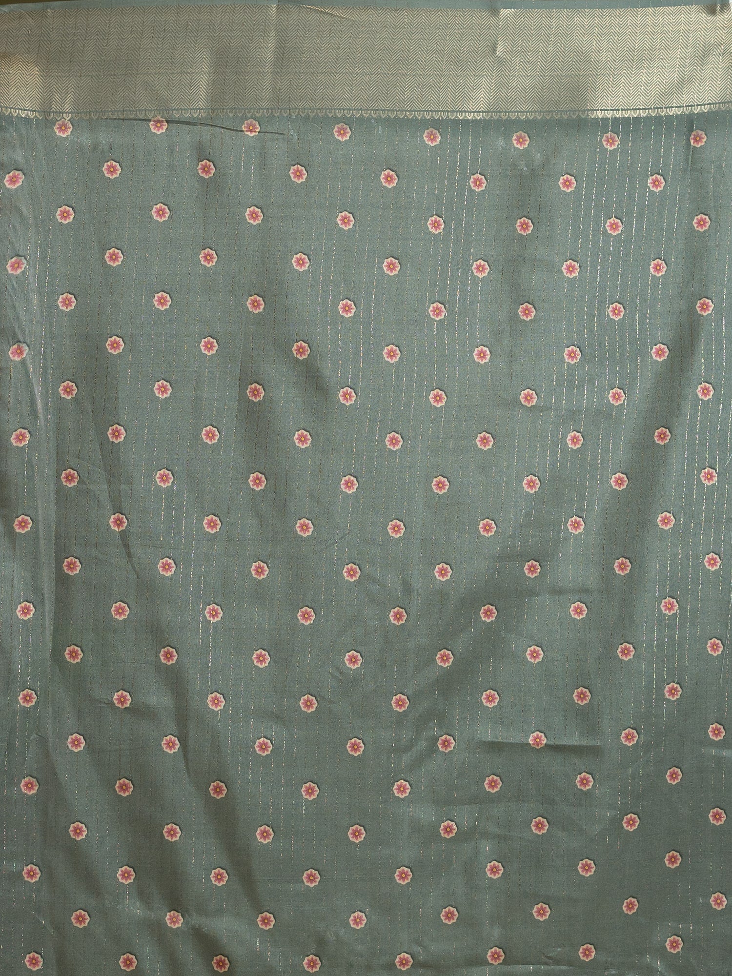 Ajrakh Art Silk Saree