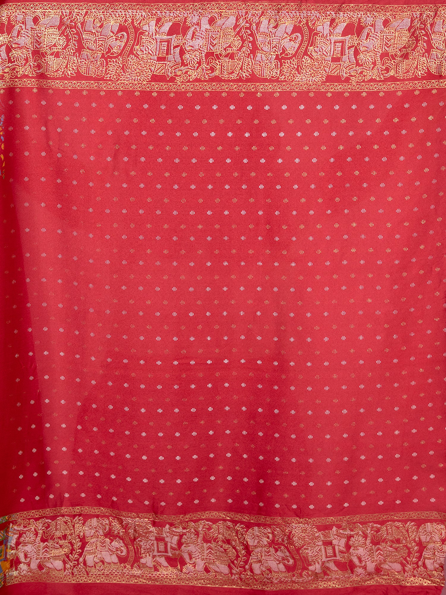 Kutch Print Crepe Saree