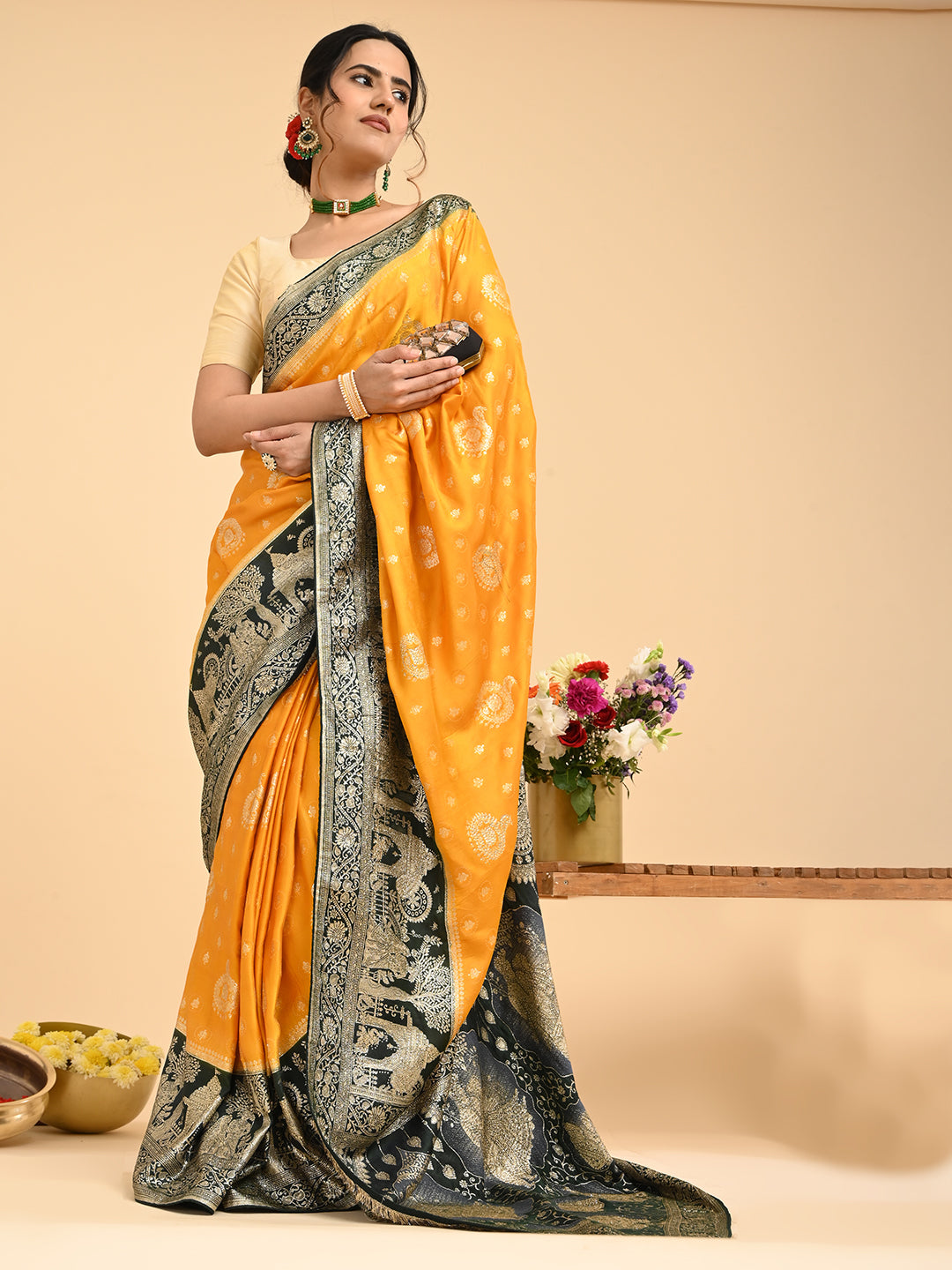 Banarasi Viscose Silk Saree