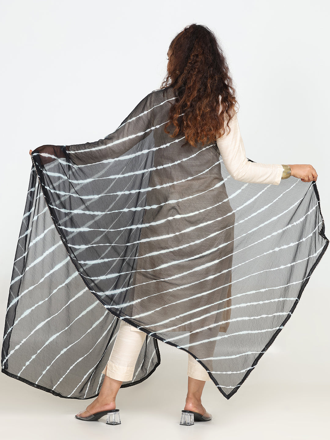 Chiffon Stripe Dupatta