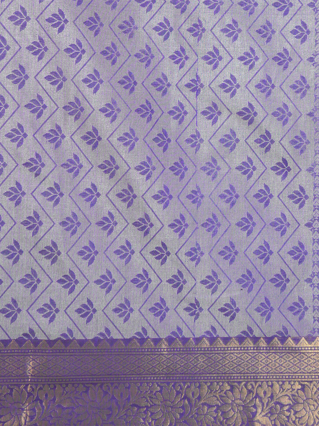 Kota Semi Cotton Geometric Saree
