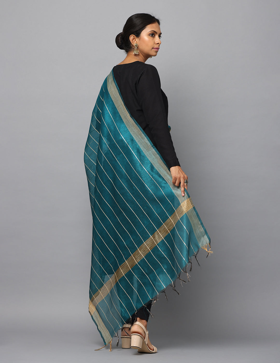 Chanderi Zari weave Dupatta