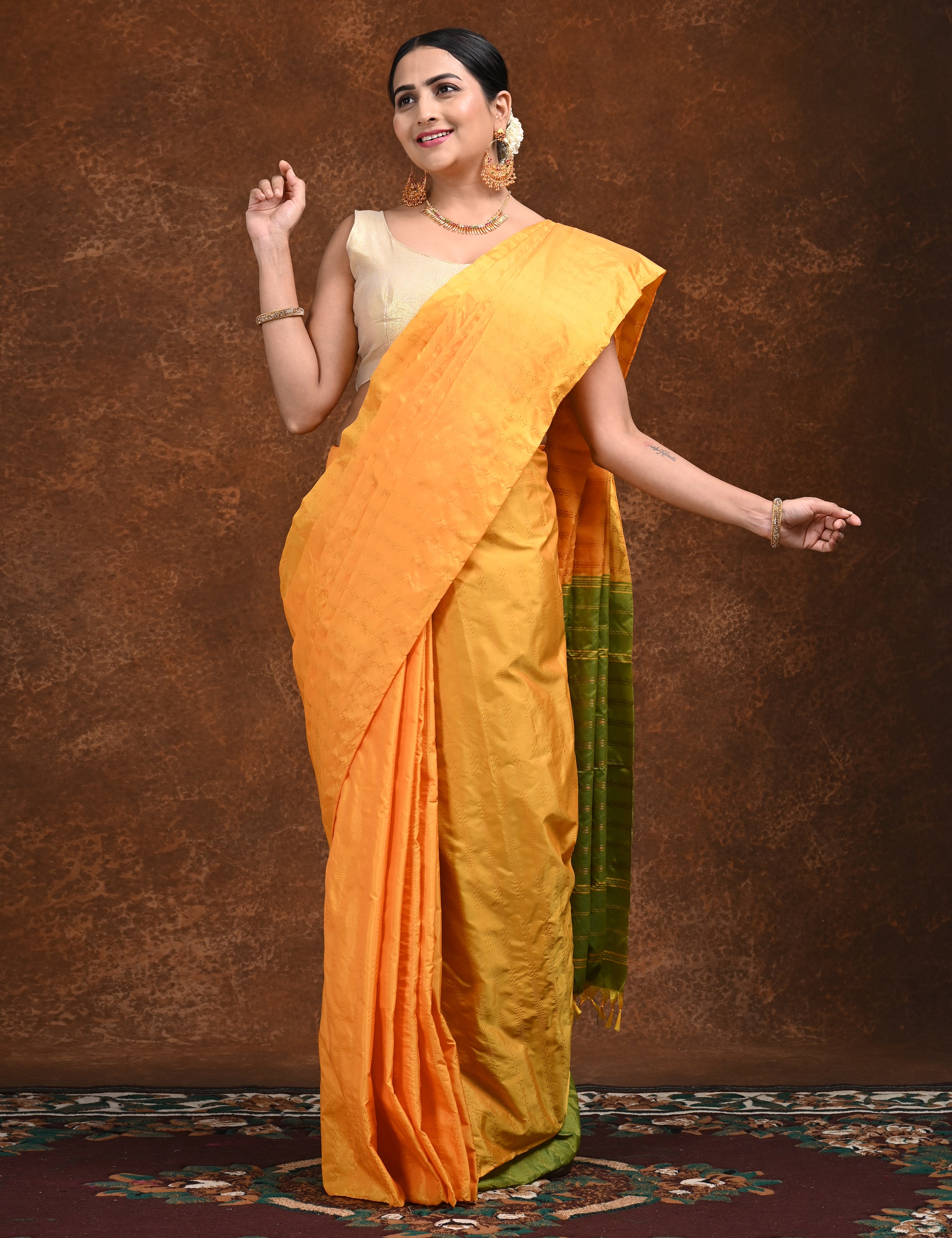 Arni Silk Stripe Saree