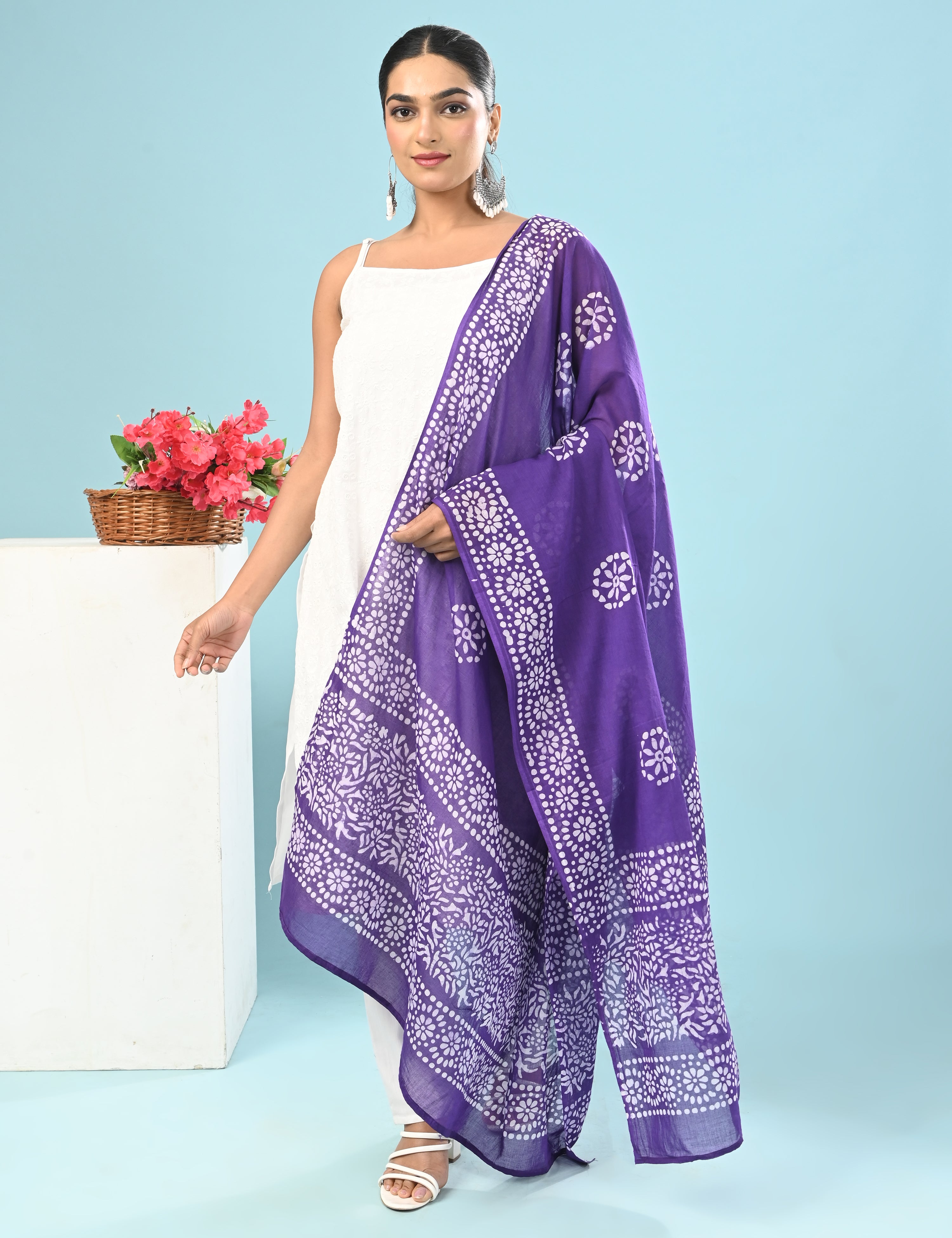 Batik Mul Cotton Dupatta