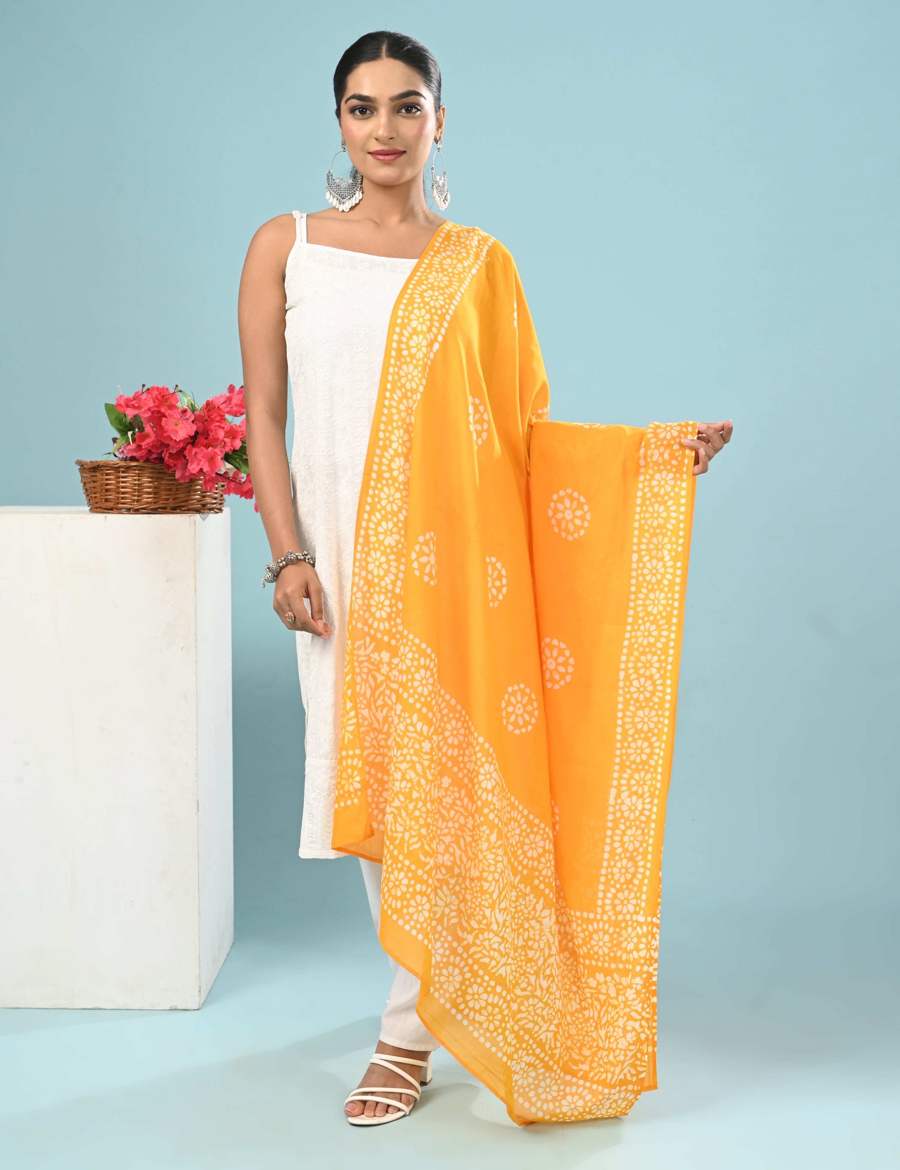 Batik Mul Cotton Dupatta