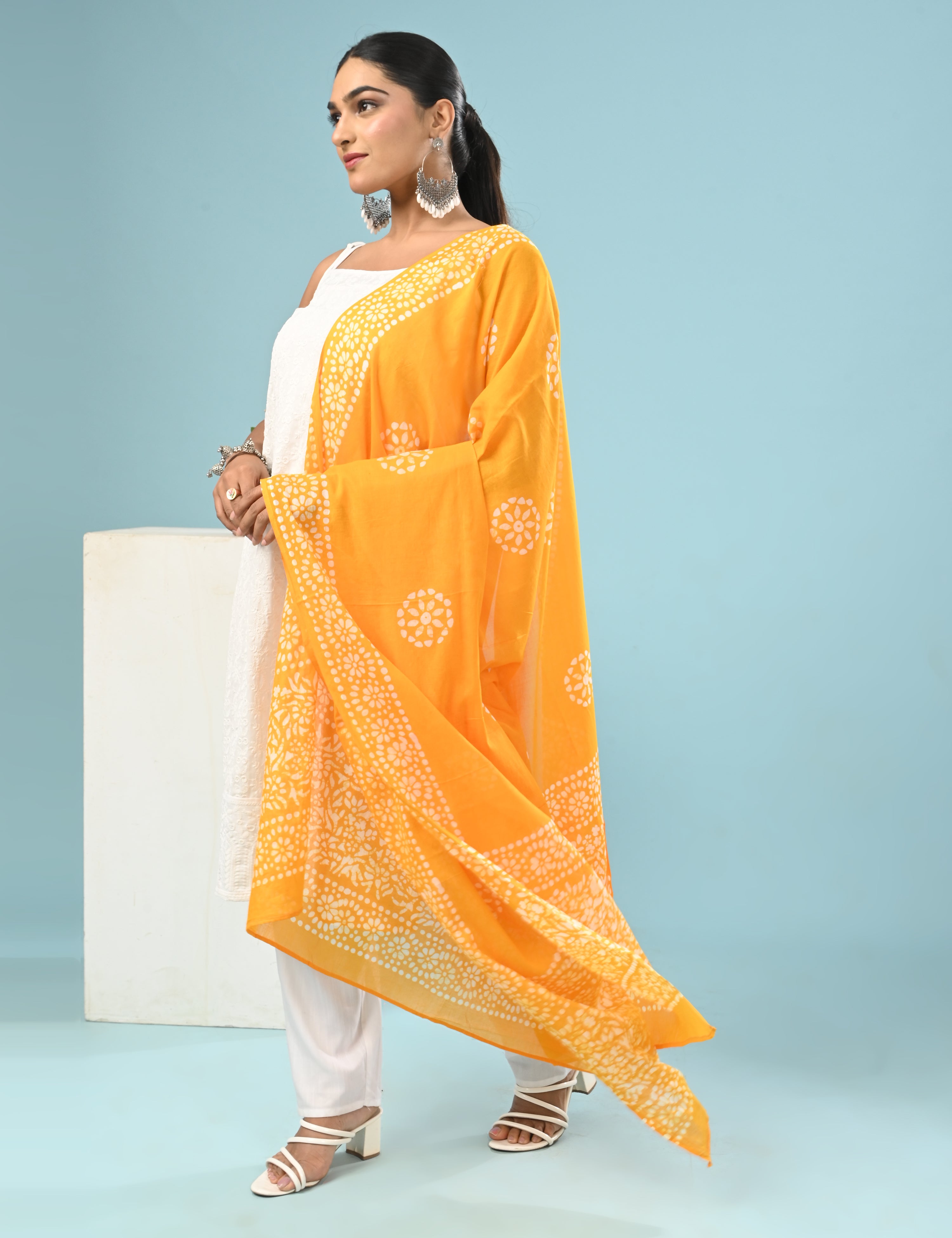 Batik Mul Cotton Dupatta