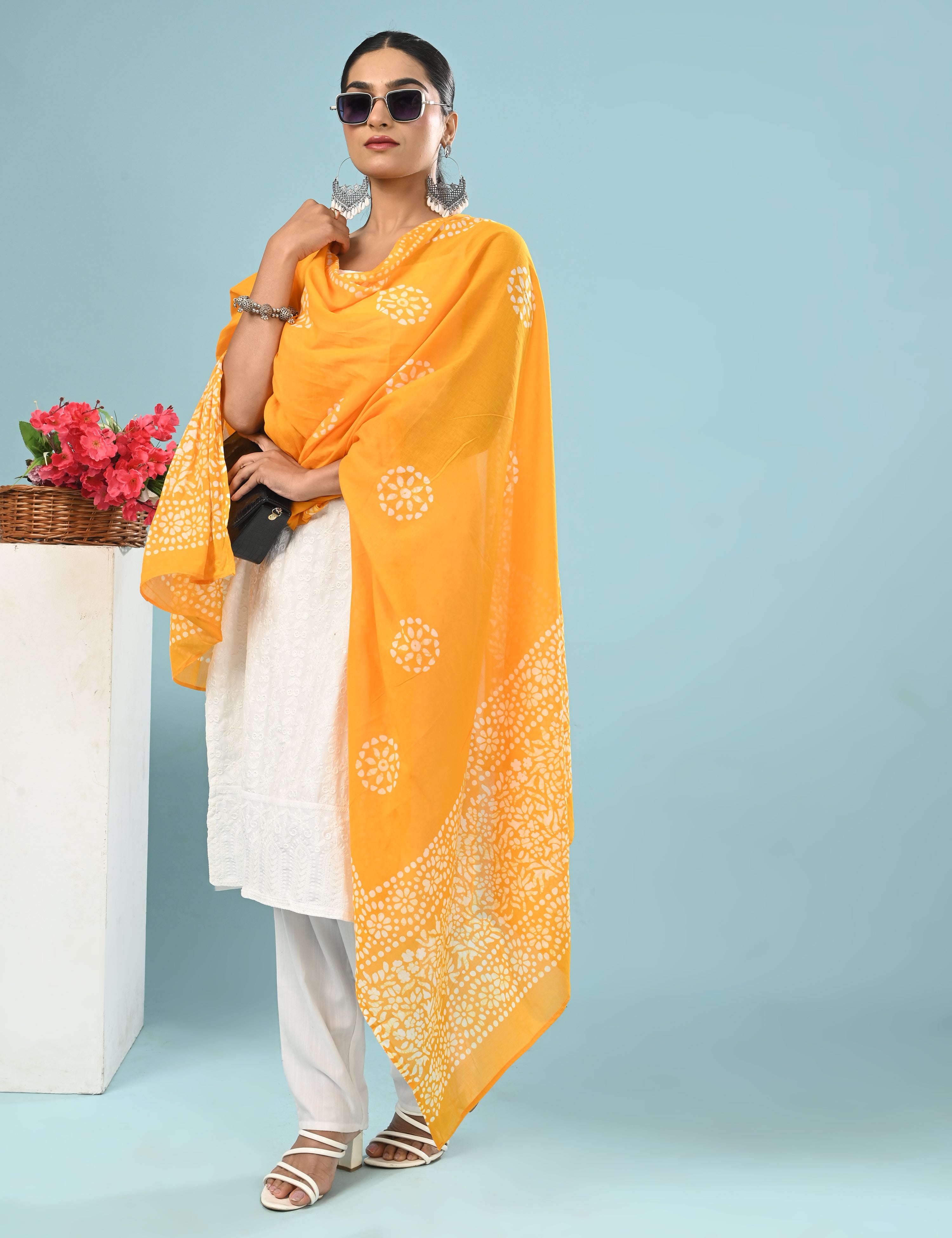 Batik Mul Cotton Dupatta