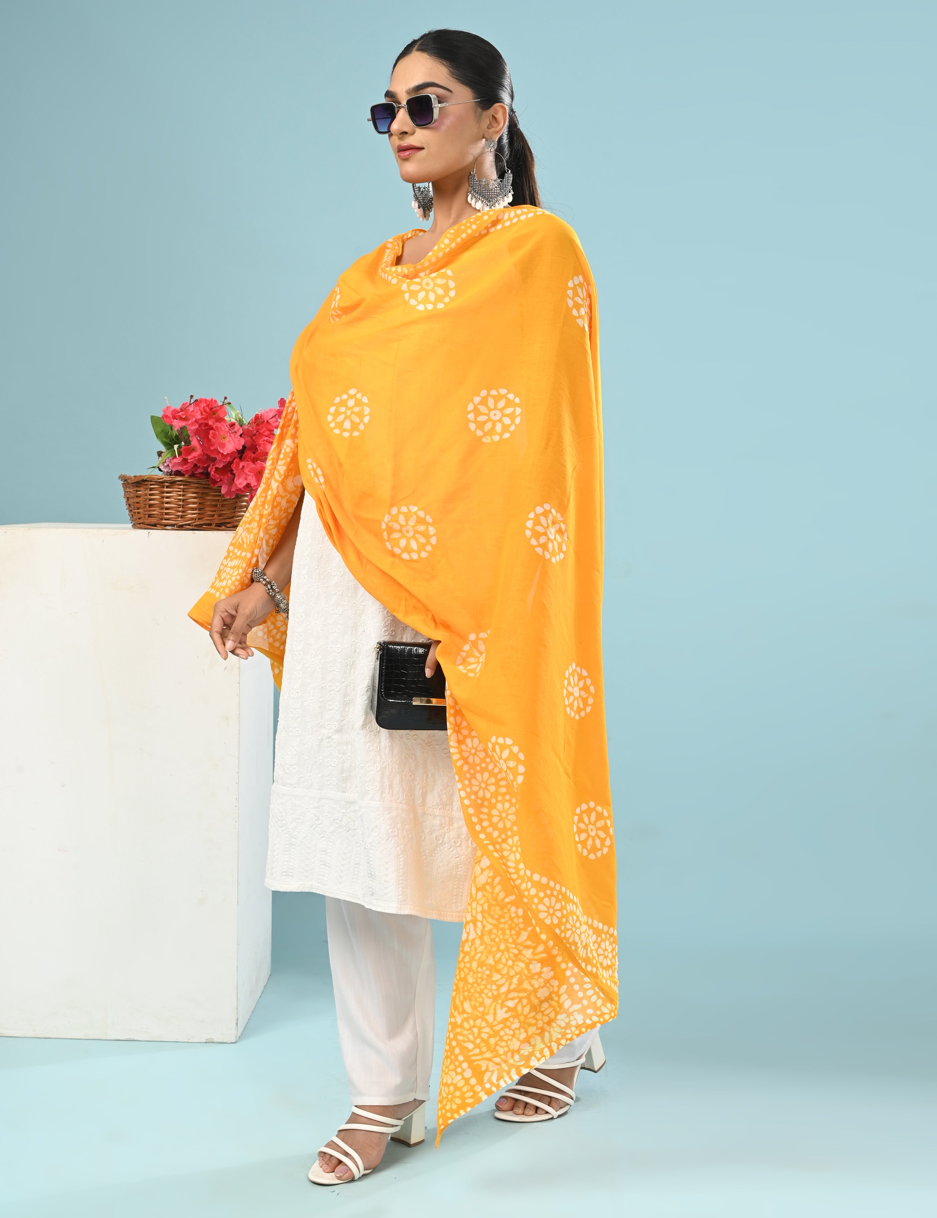 Batik Mul Cotton Dupatta