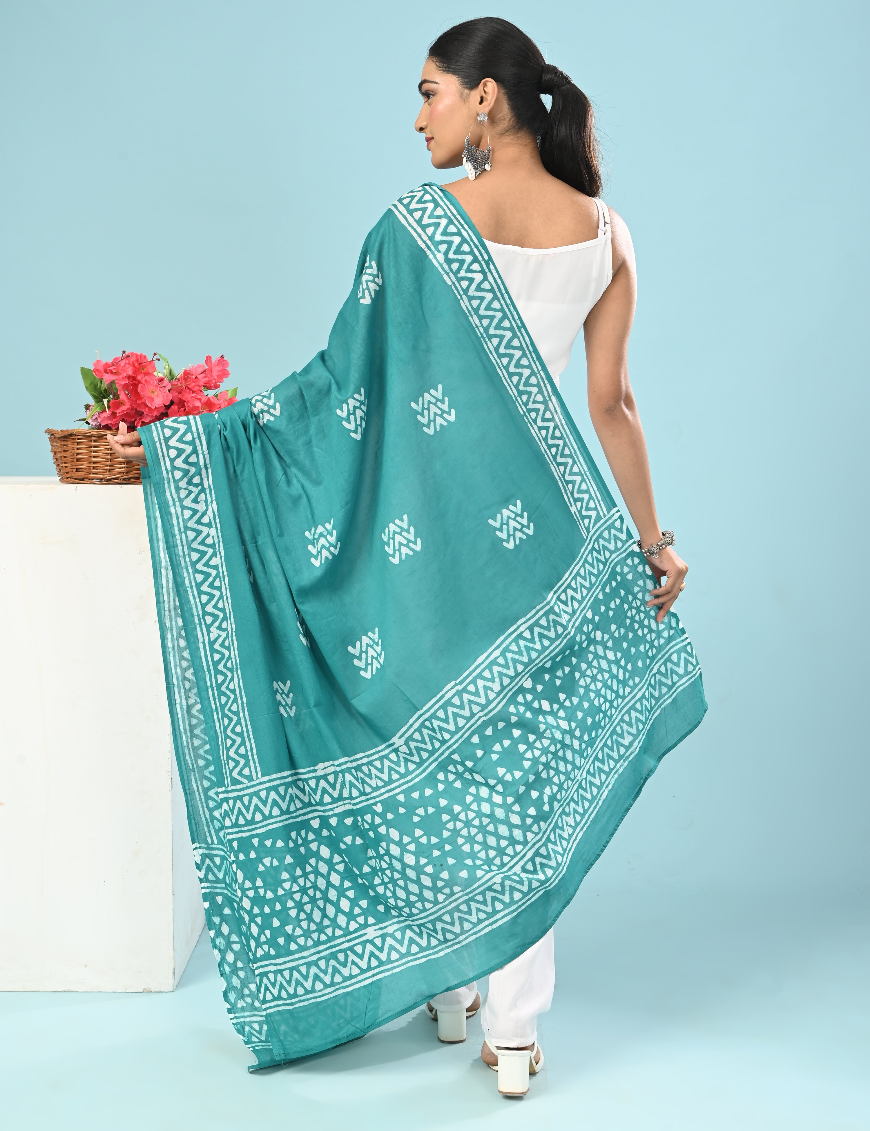 Batik Mul Cotton Dupatta