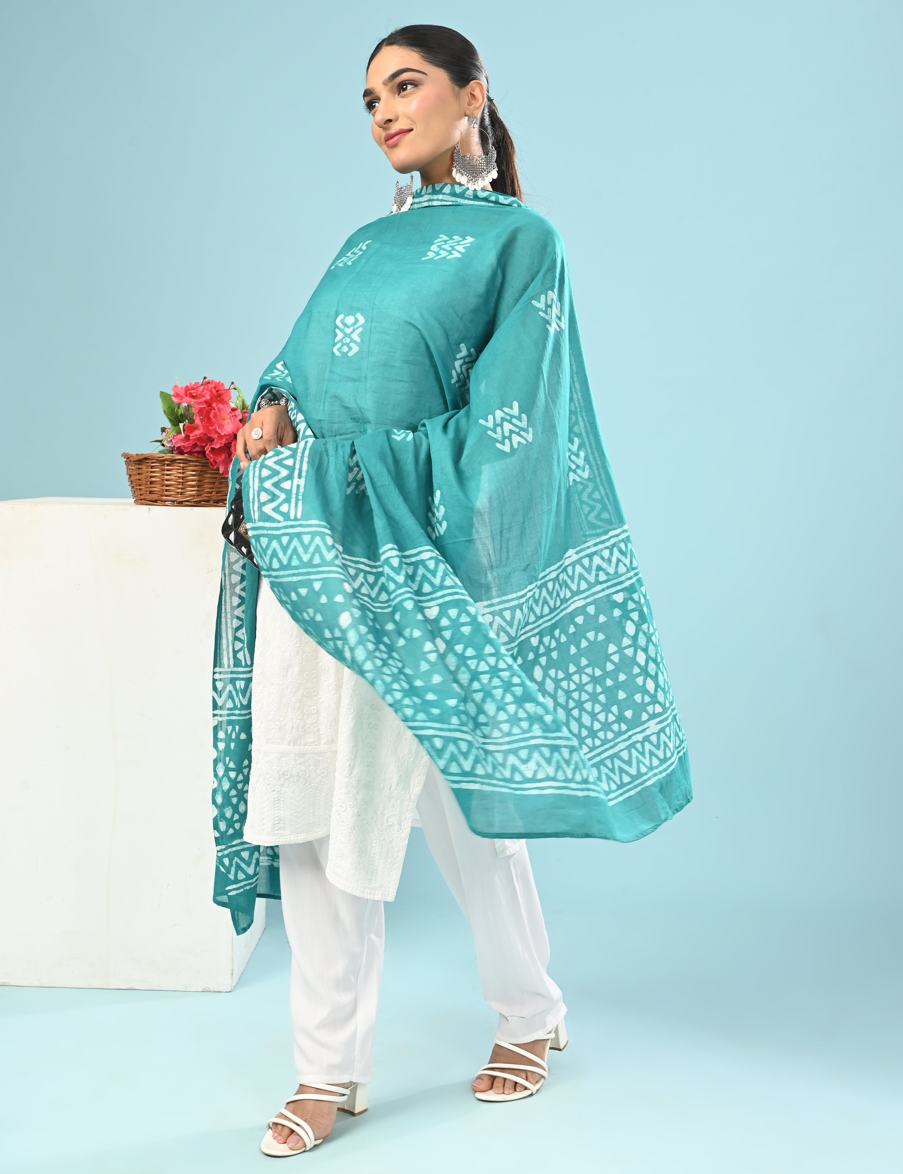 Batik Mul Cotton Dupatta