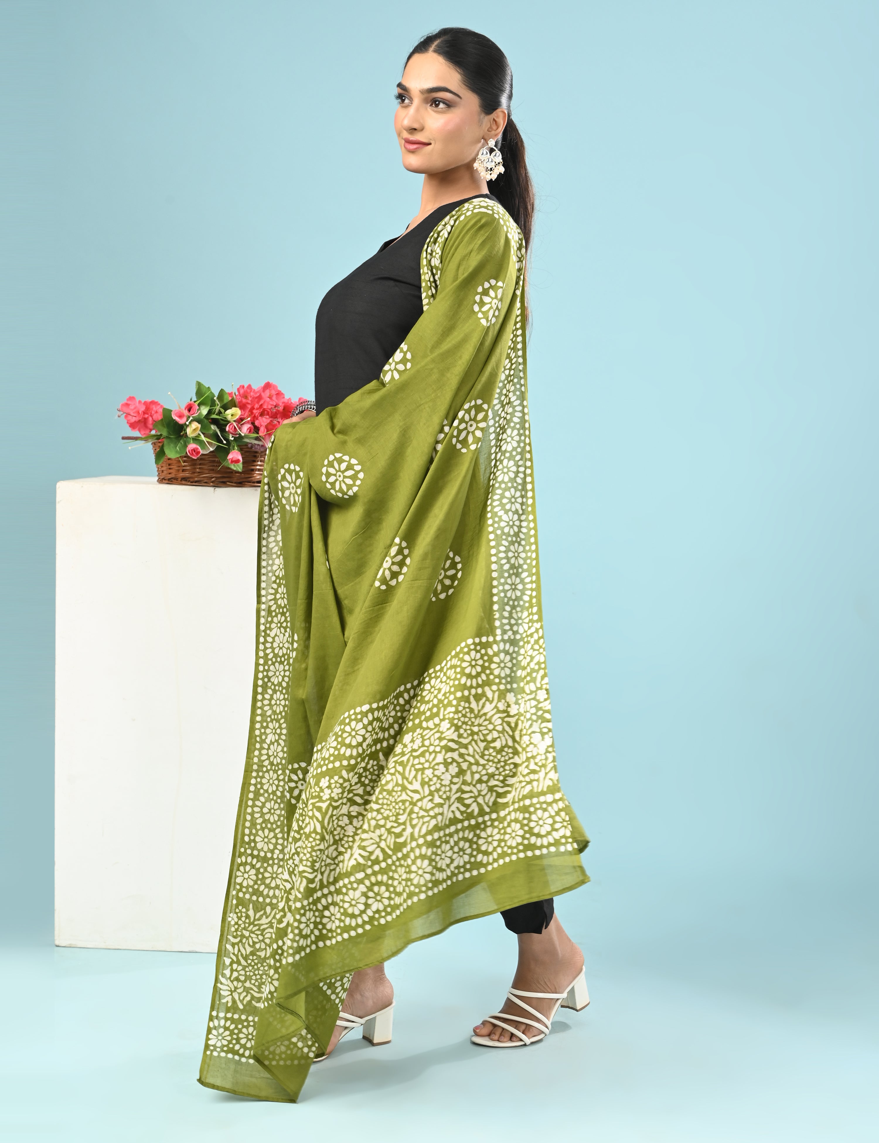 Batik Mul Cotton Dupatta