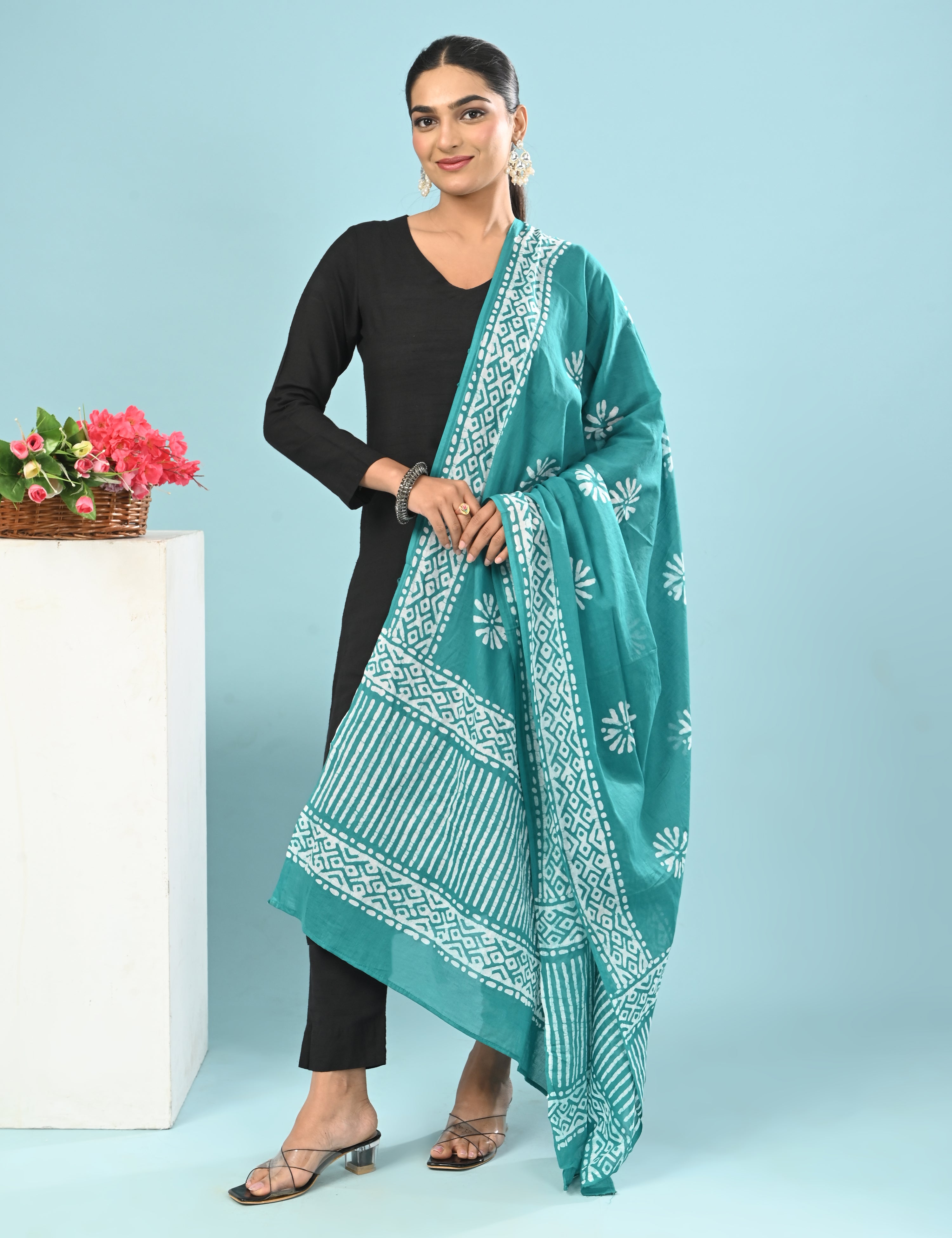Batik Mul Cotton Dupatta
