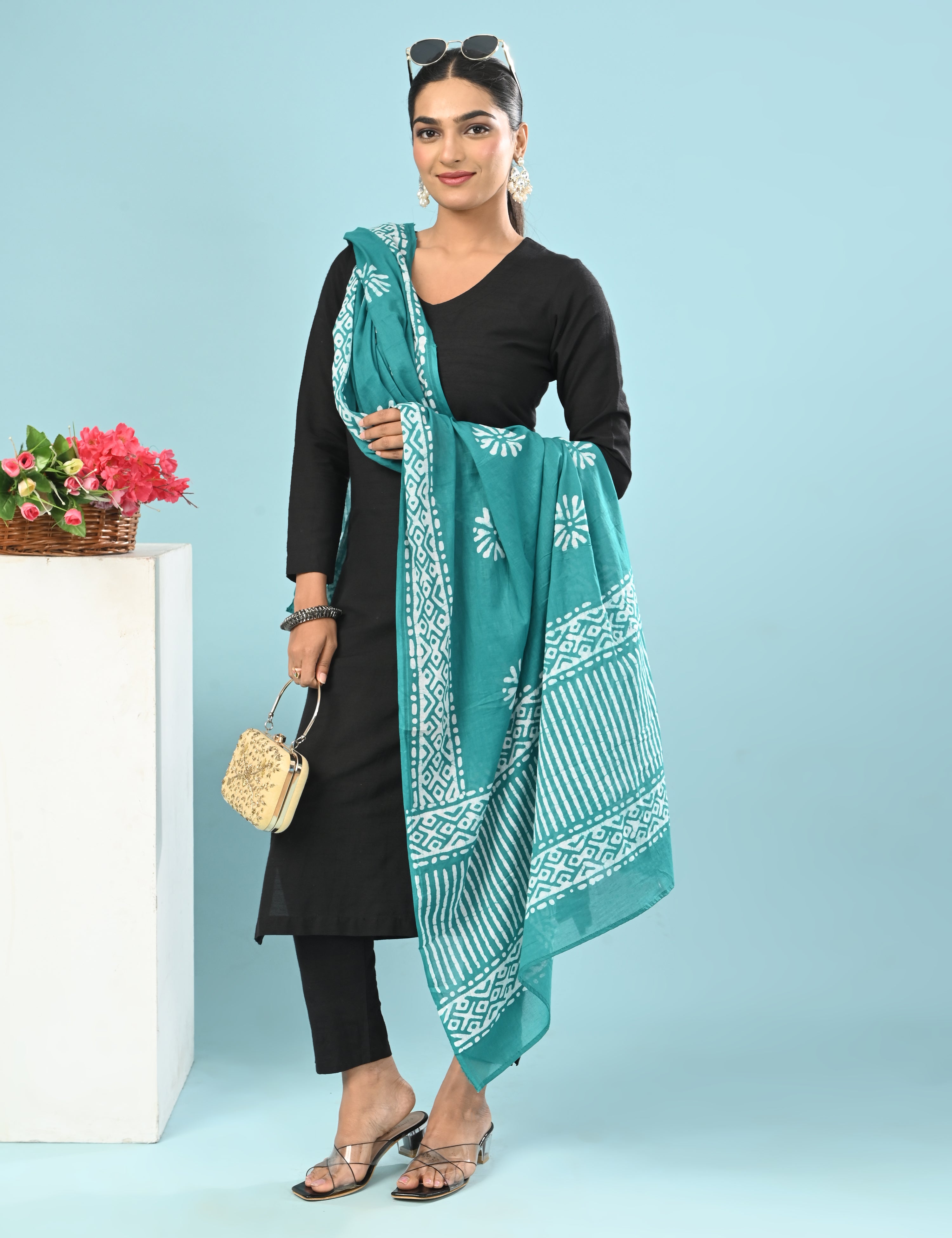 Batik Mul Cotton Dupatta