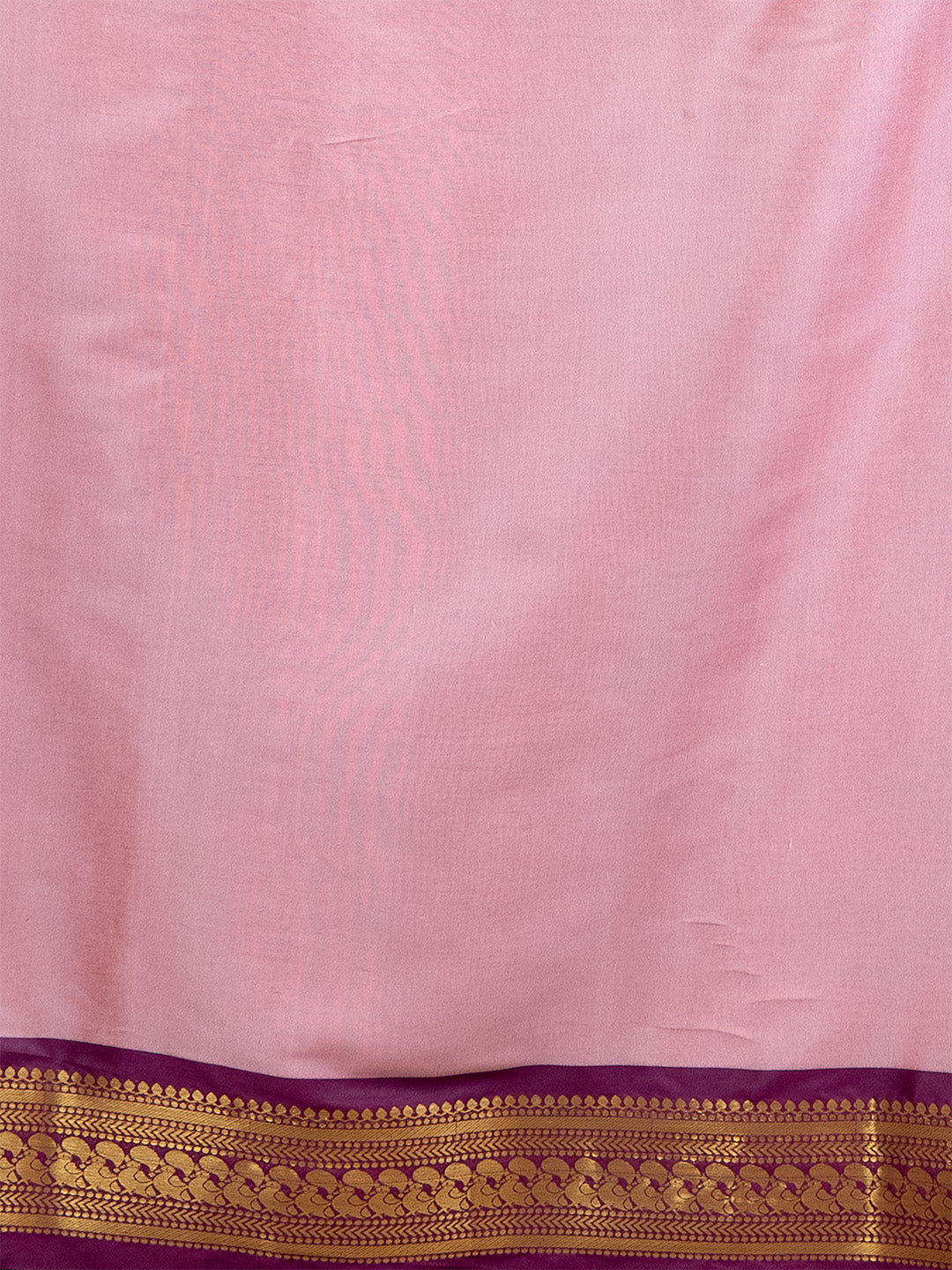 Solid Cotton Blend Saree