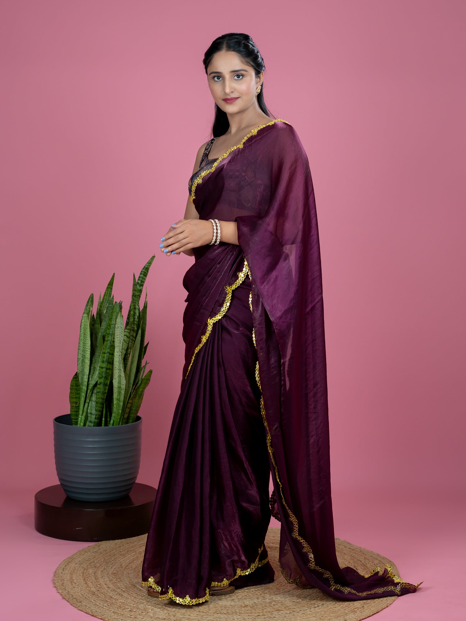 Ready To Wear Tissue Saree