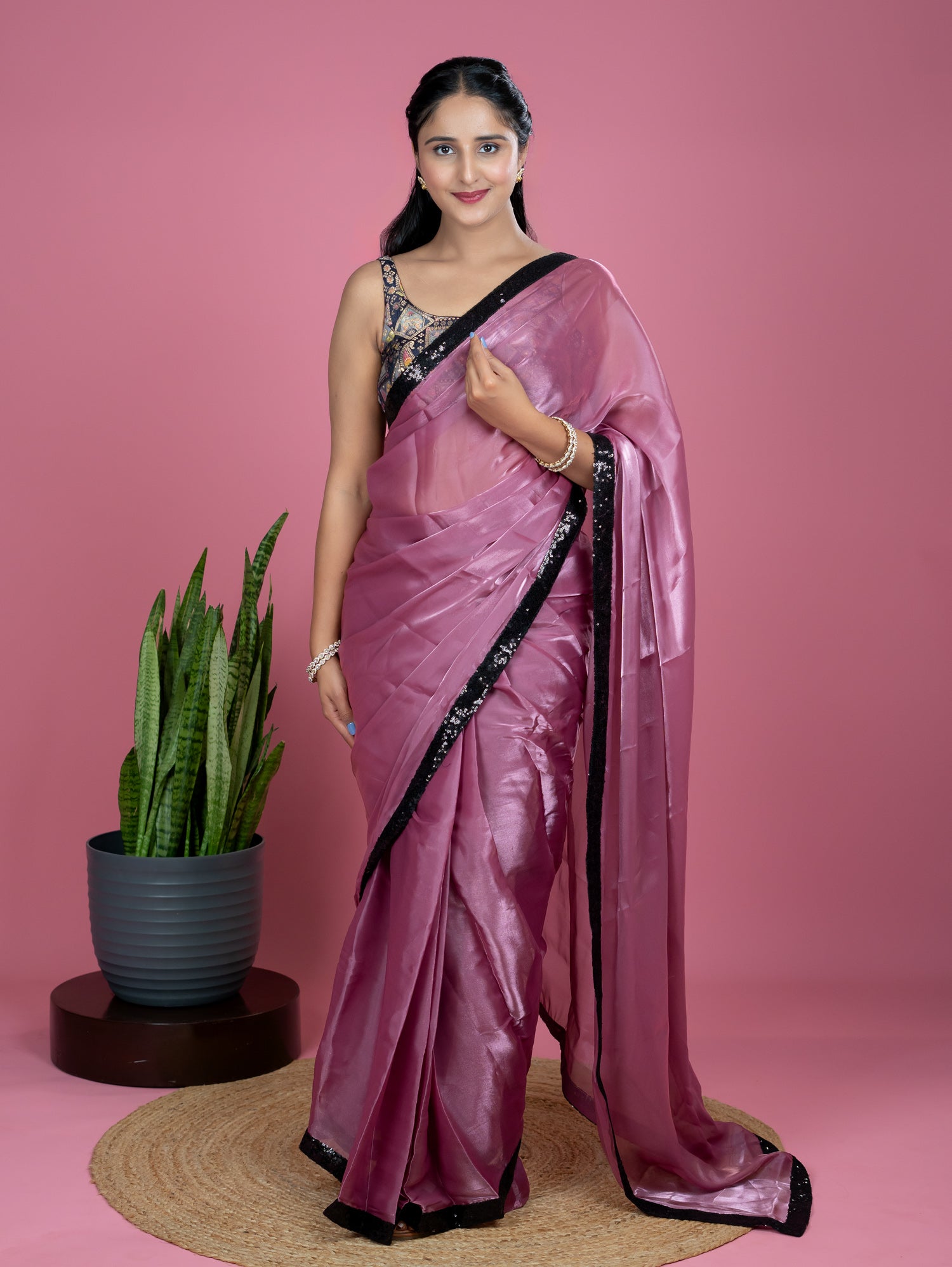 Ready To Wear Satin Saree
