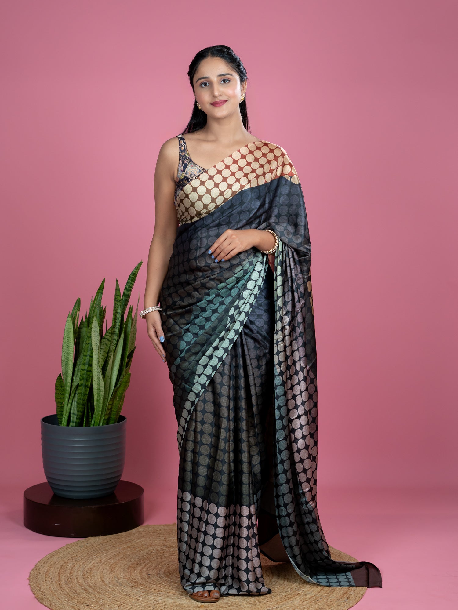 Ready To Wear Satin Saree