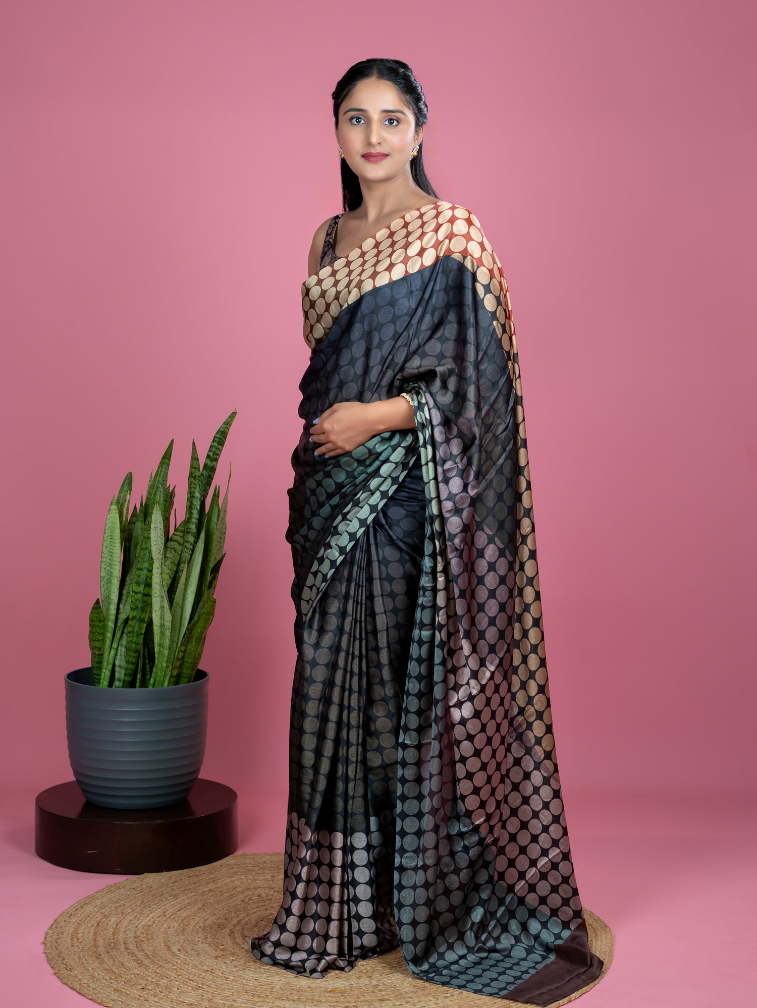 Ready To Wear Satin Saree