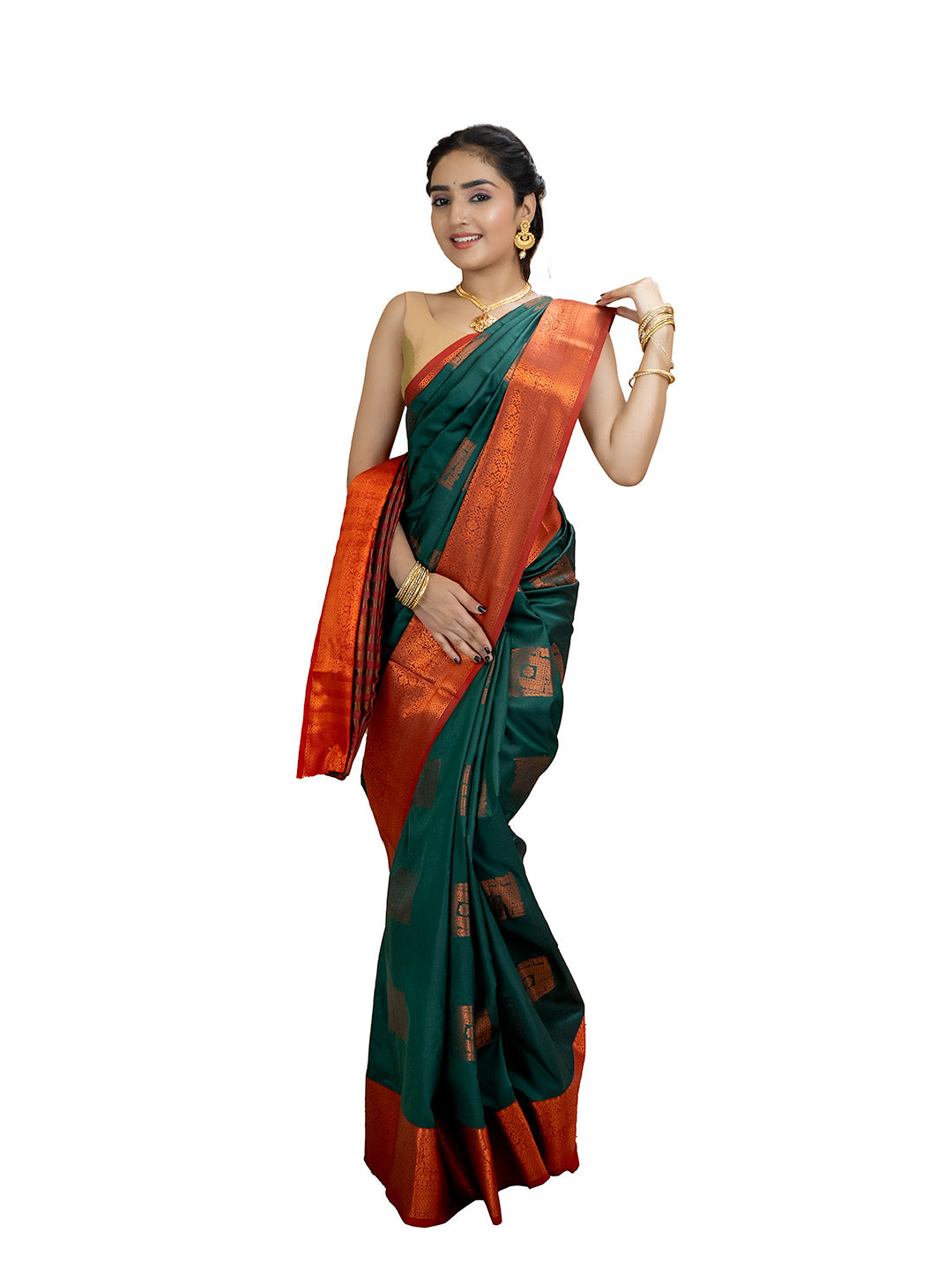 South Silk Brocade Saree