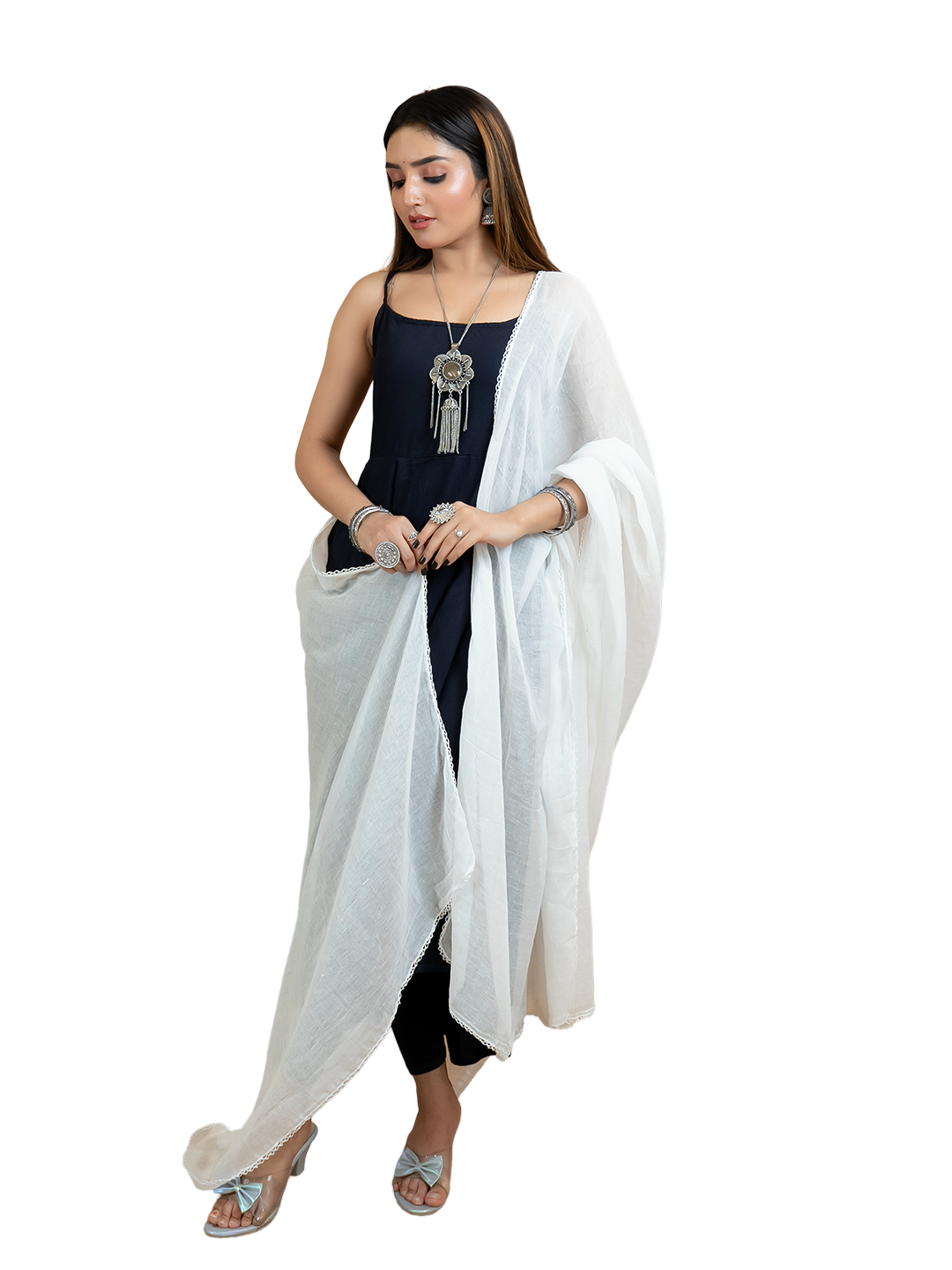 Solid Cotton Dupatta