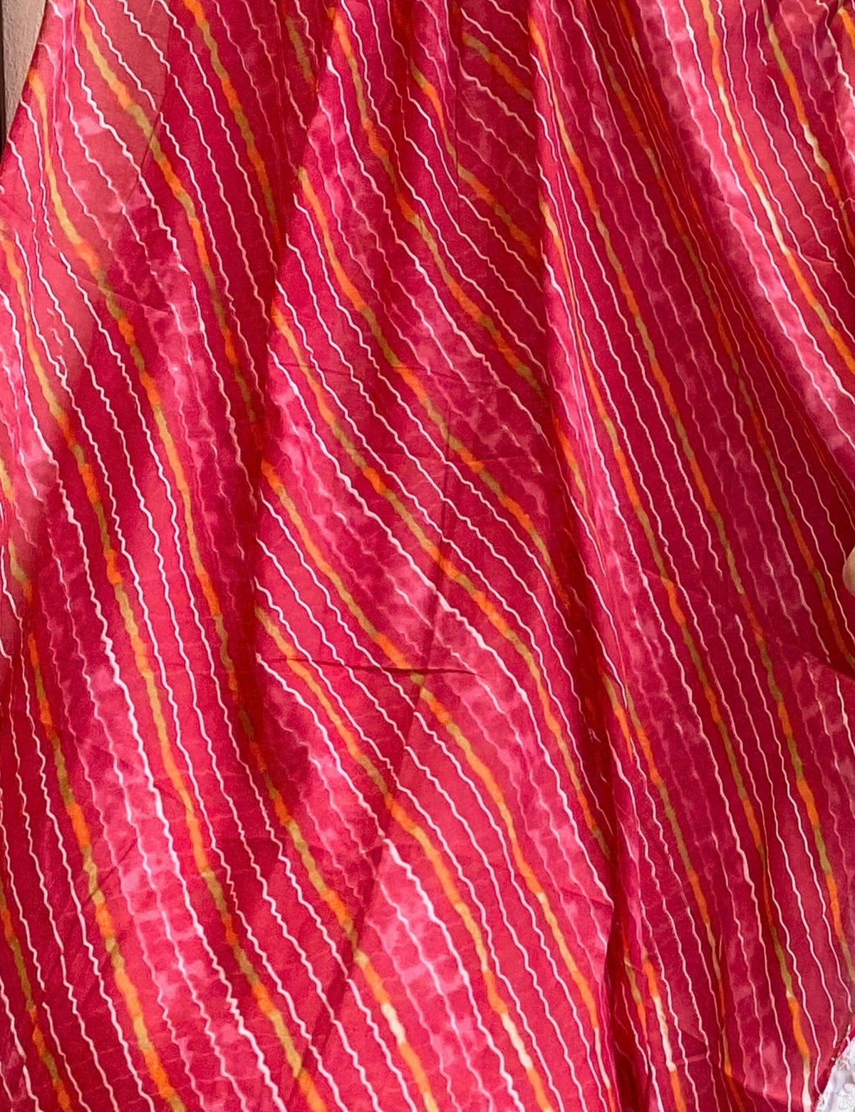 Ethnic Fuchsia Cotton Dupatta