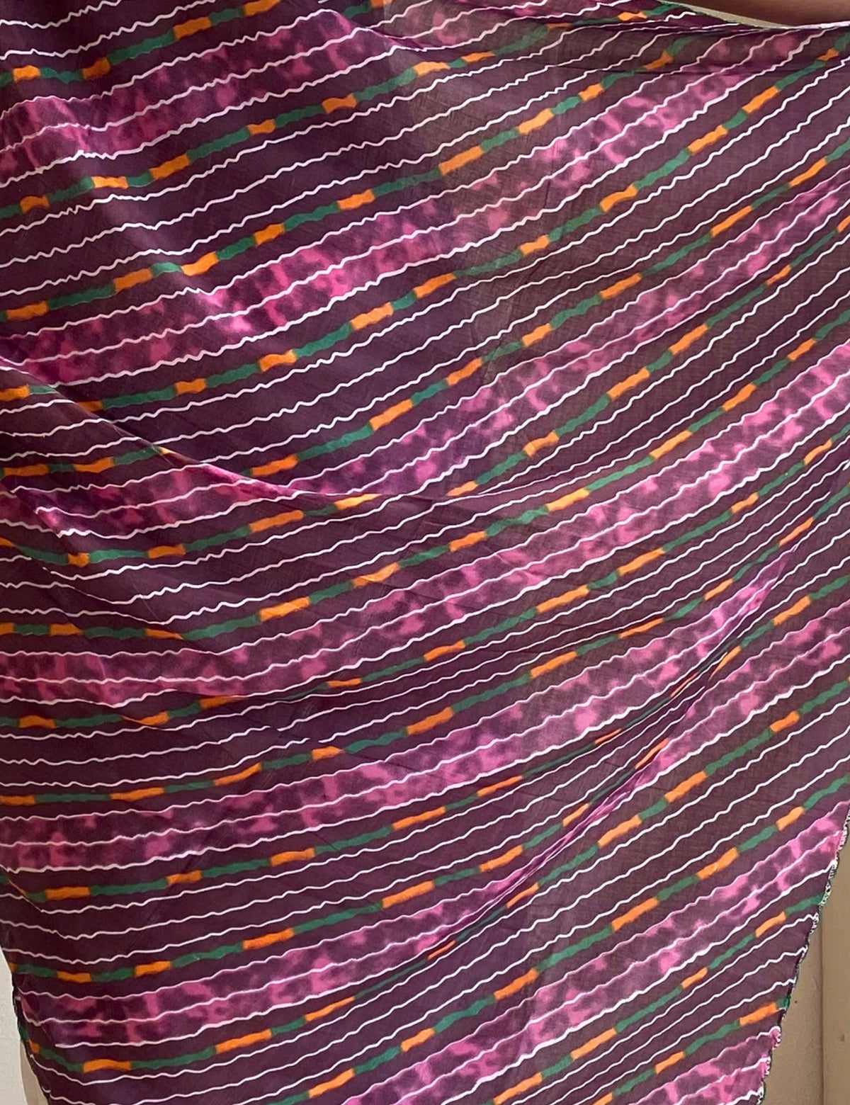 Ethnic Wine Cotton Dupatta