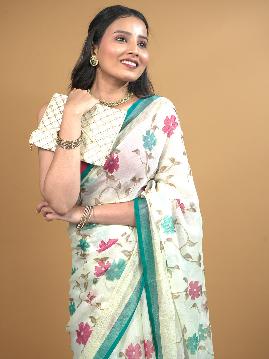 Turquoise Summer Love Saree