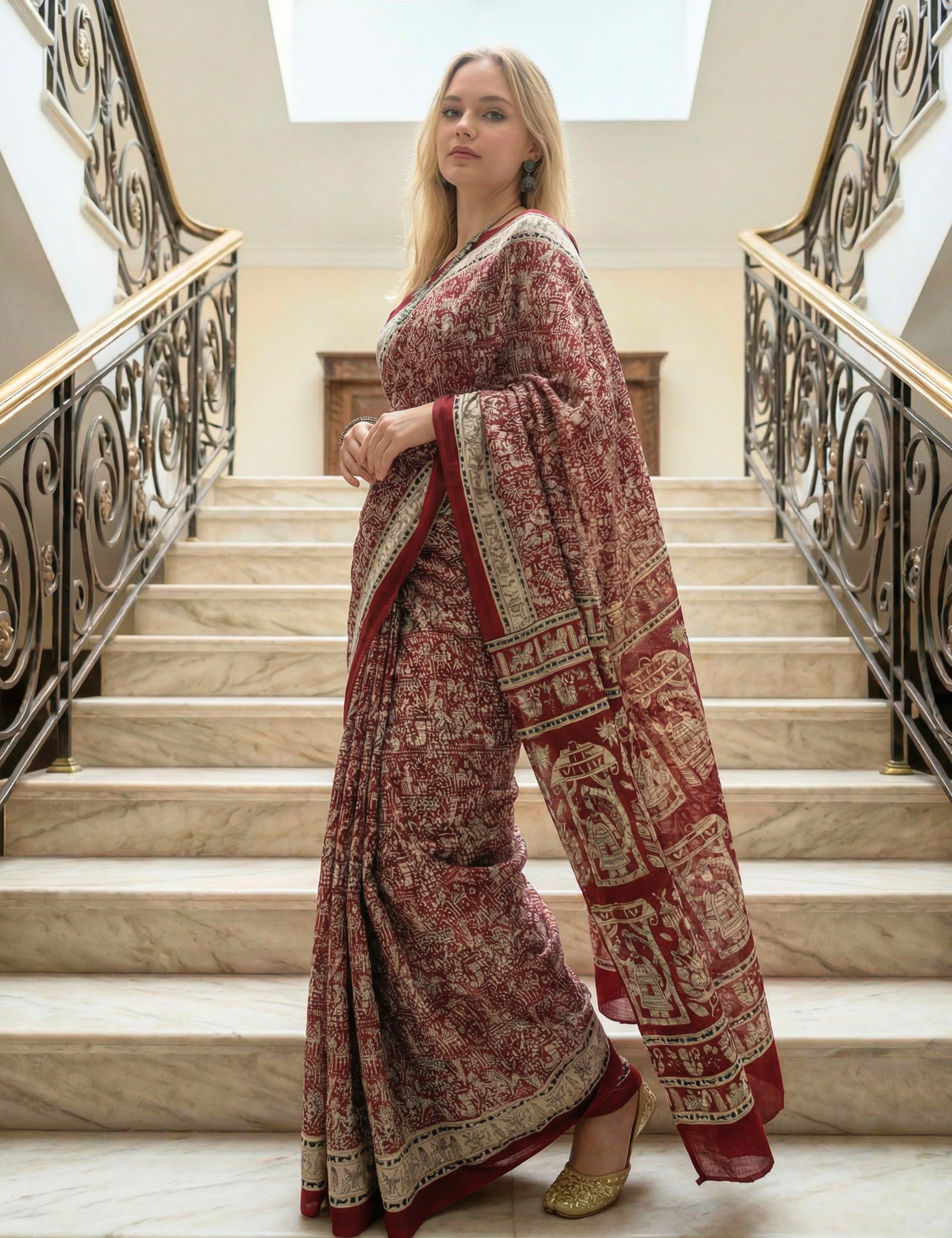 Solid Crepe Silk Saree
