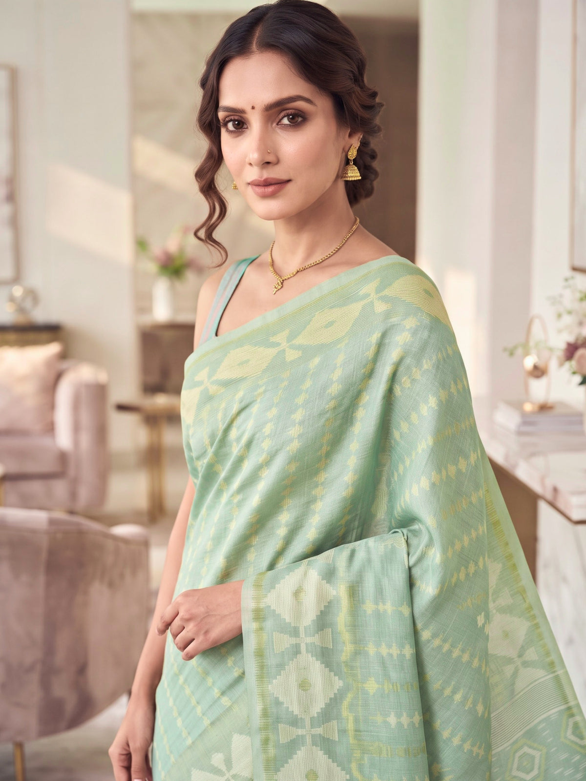 Ethnic Bengal Cotton Saree