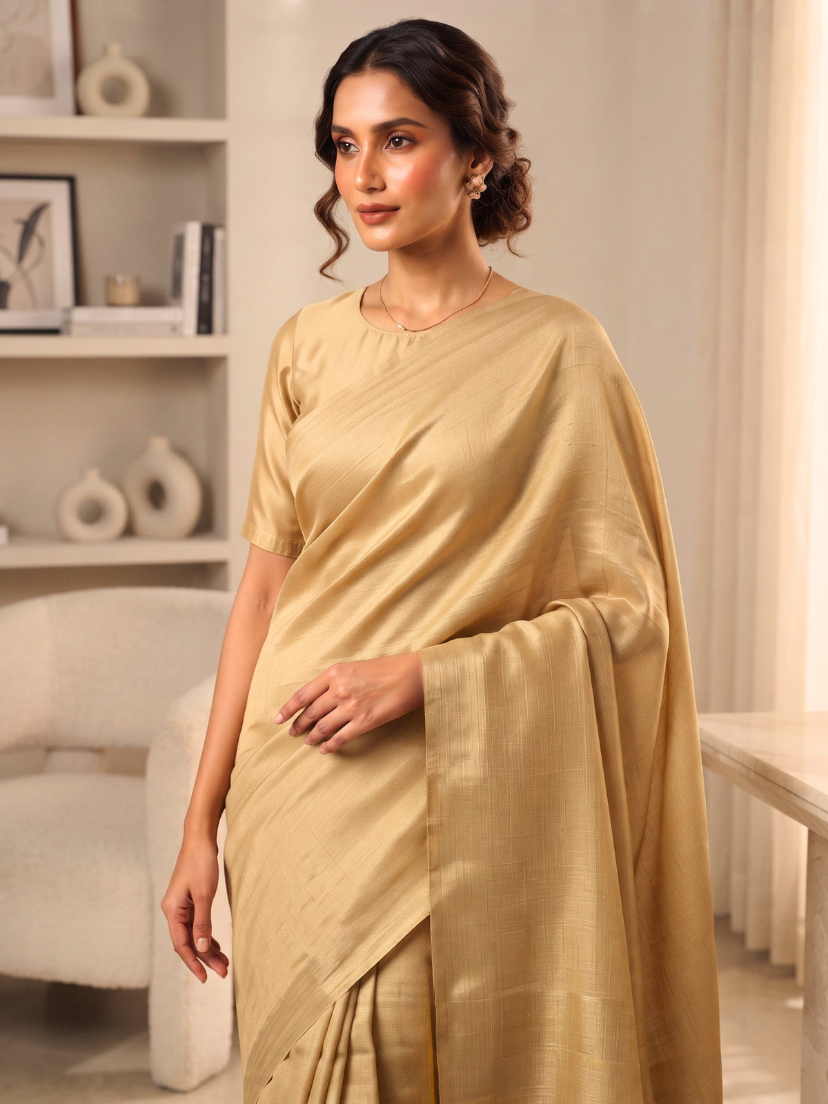 Striped Bengal Cotton Saree