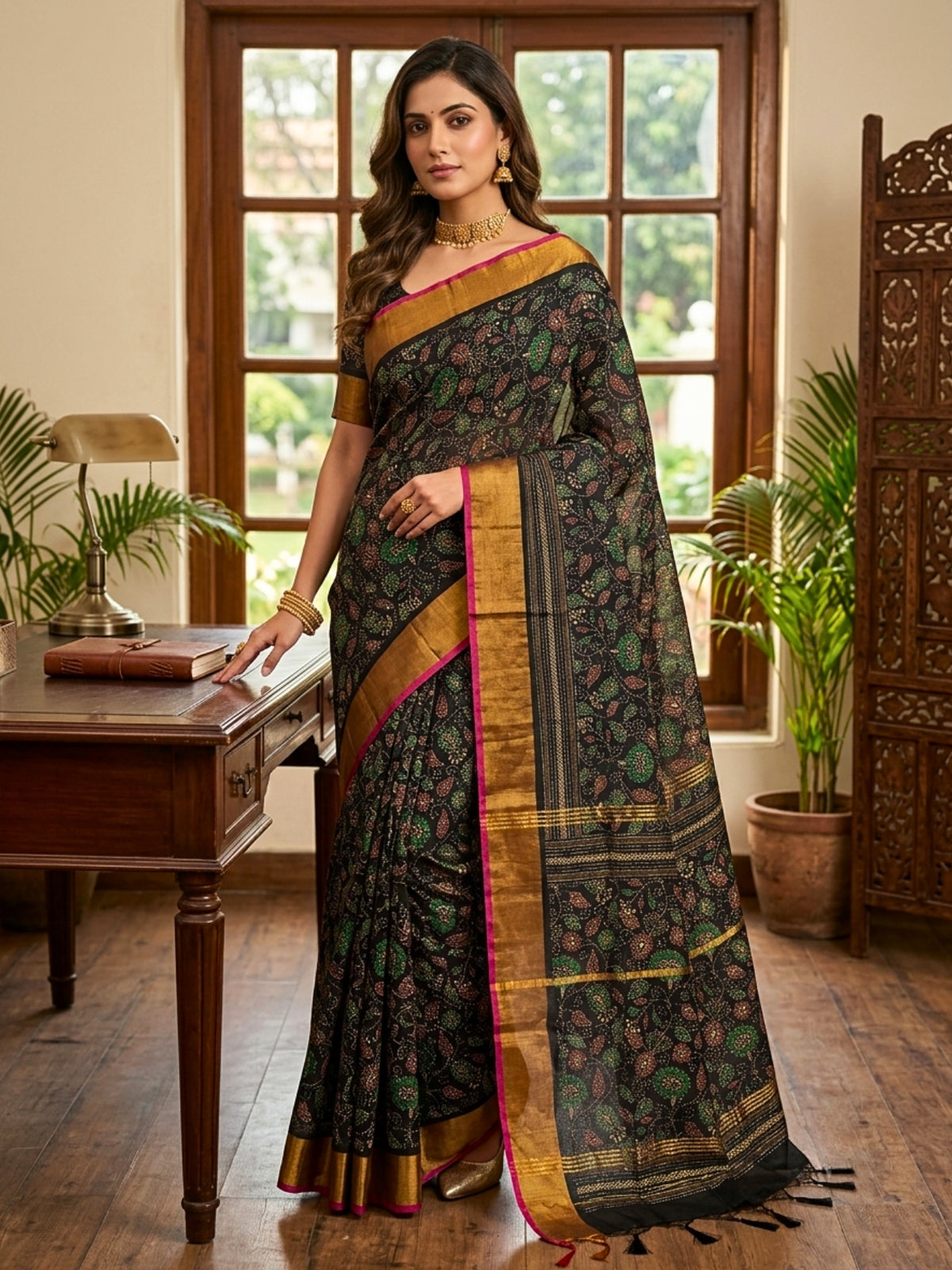 Ethnic Bengal Cotton Saree