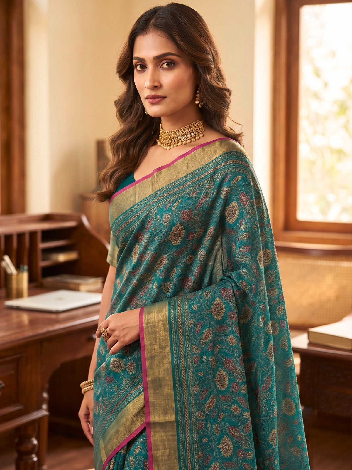 Ethnic Bengal Cotton Saree