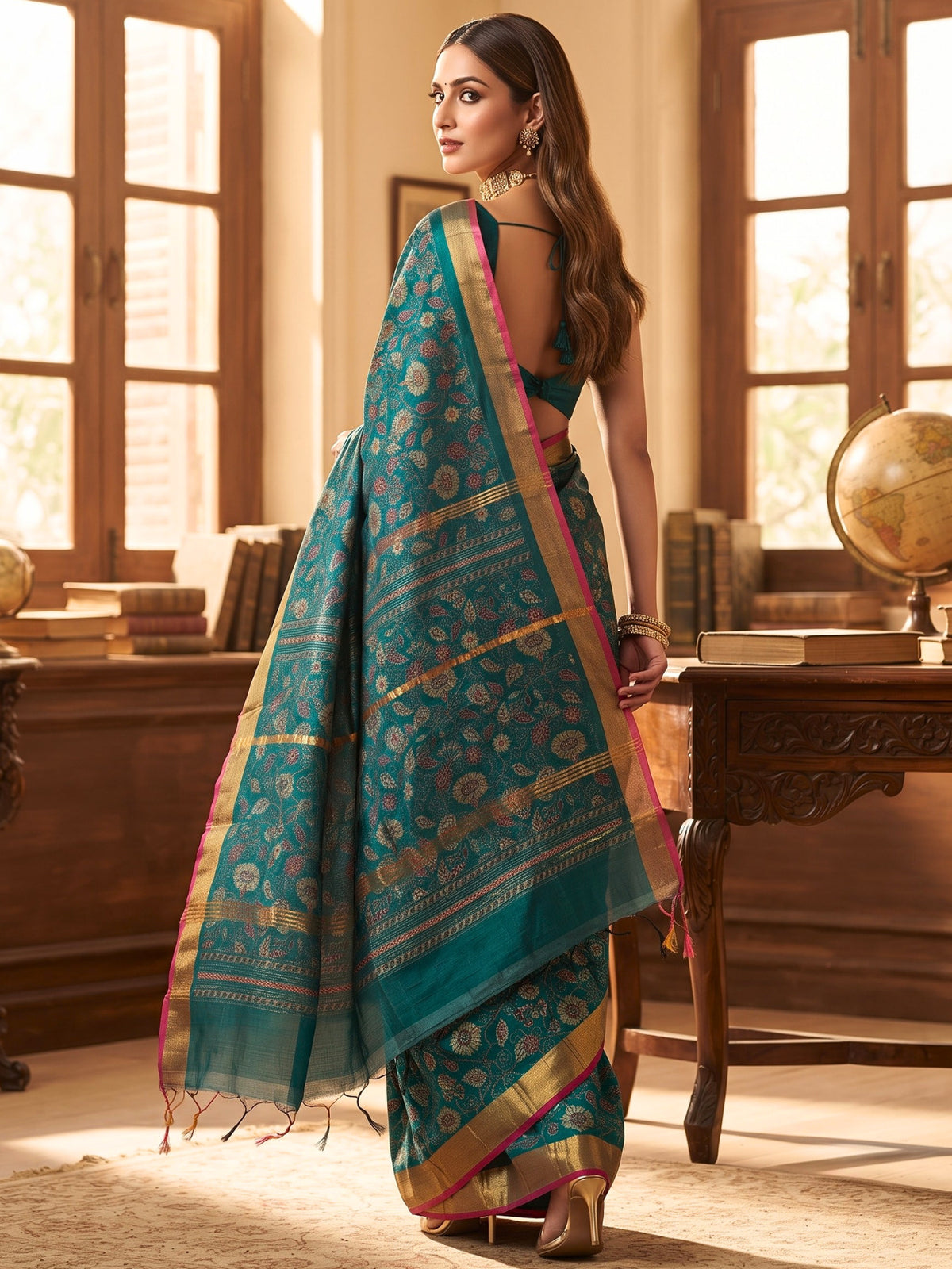 Ethnic Bengal Cotton Saree