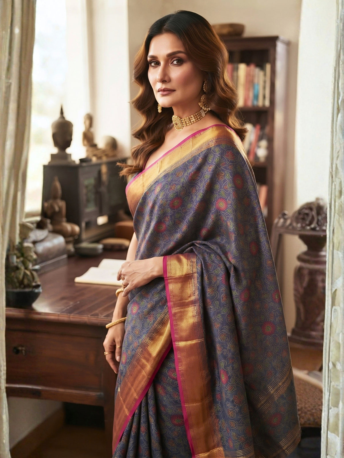 Ethnic Bengal Cotton Saree