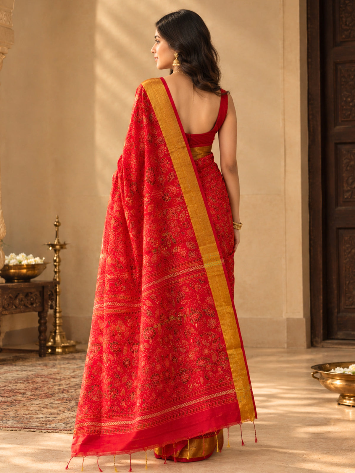 Ethnic Bengal Cotton Saree