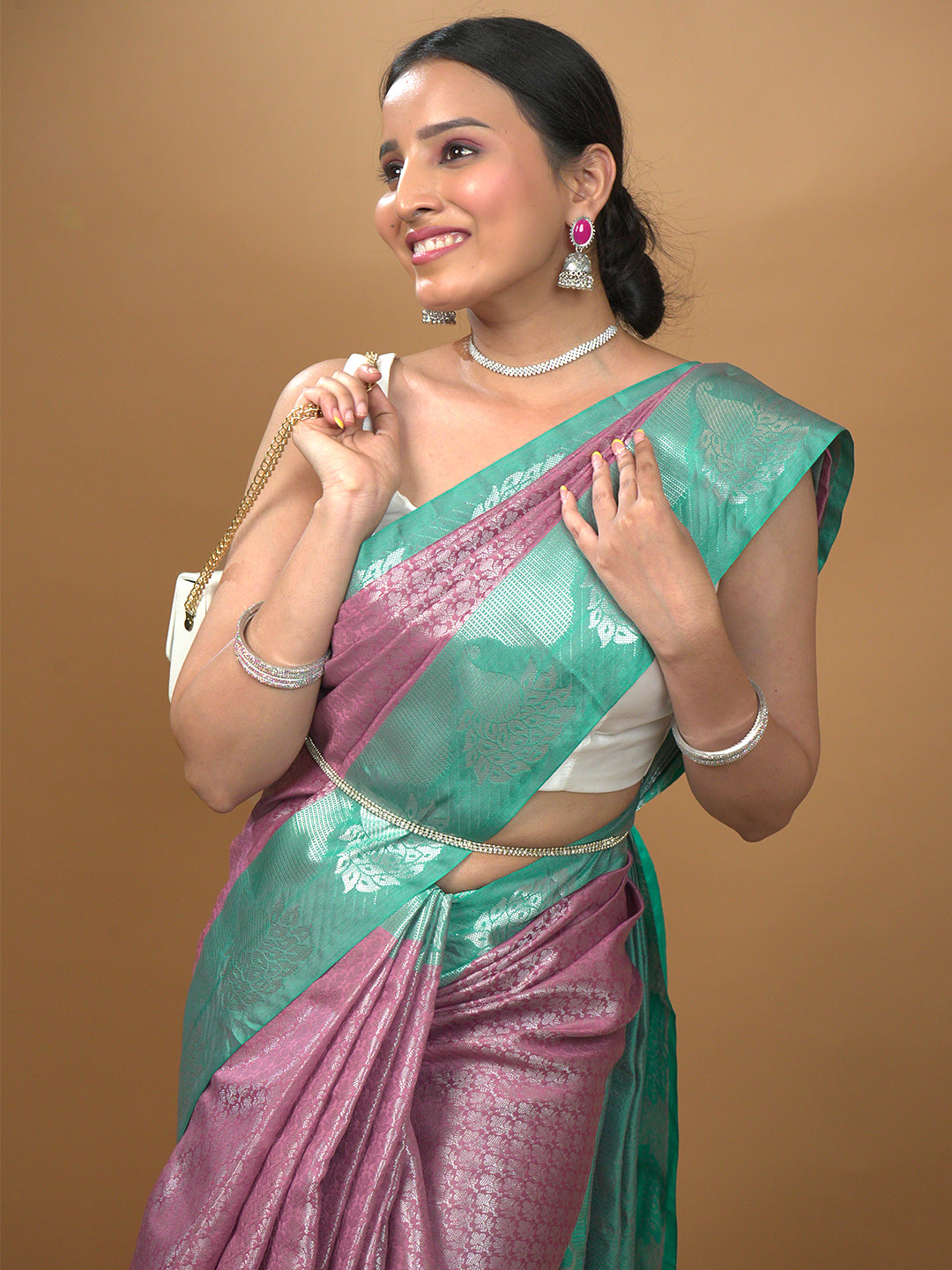 South Silk Zari weave Saree