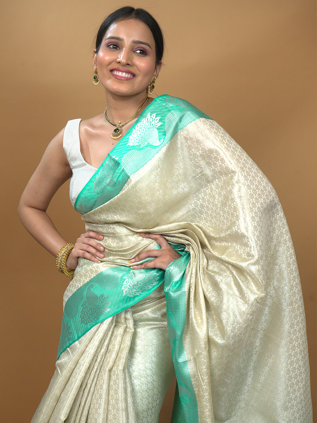 South Silk Zari weave Saree