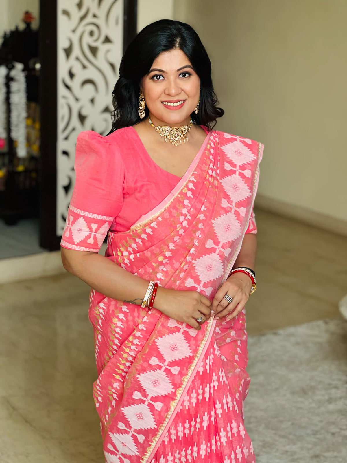 Ethnic Bengal Cotton Saree
