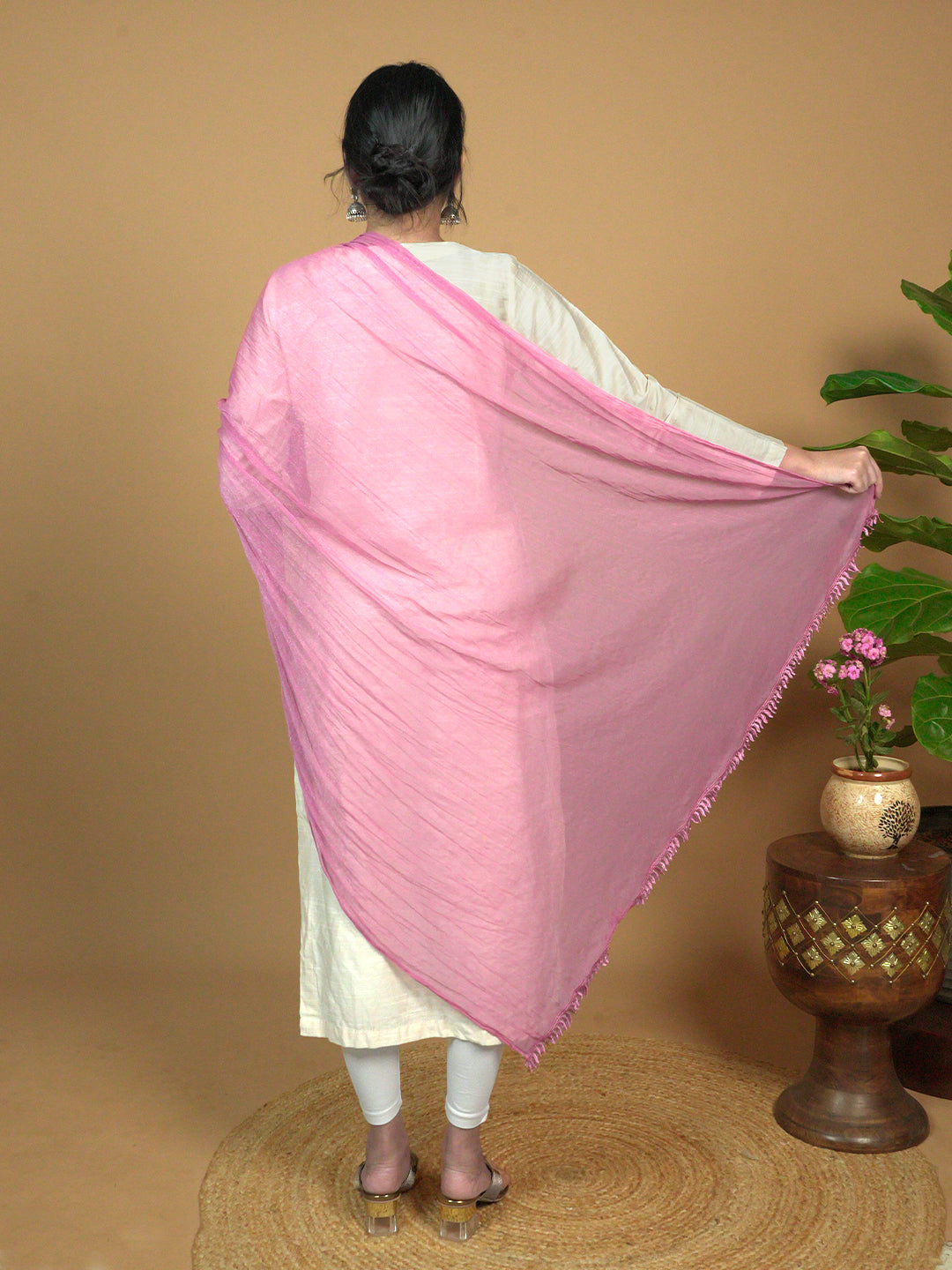 Solid Chiffon Dupatta