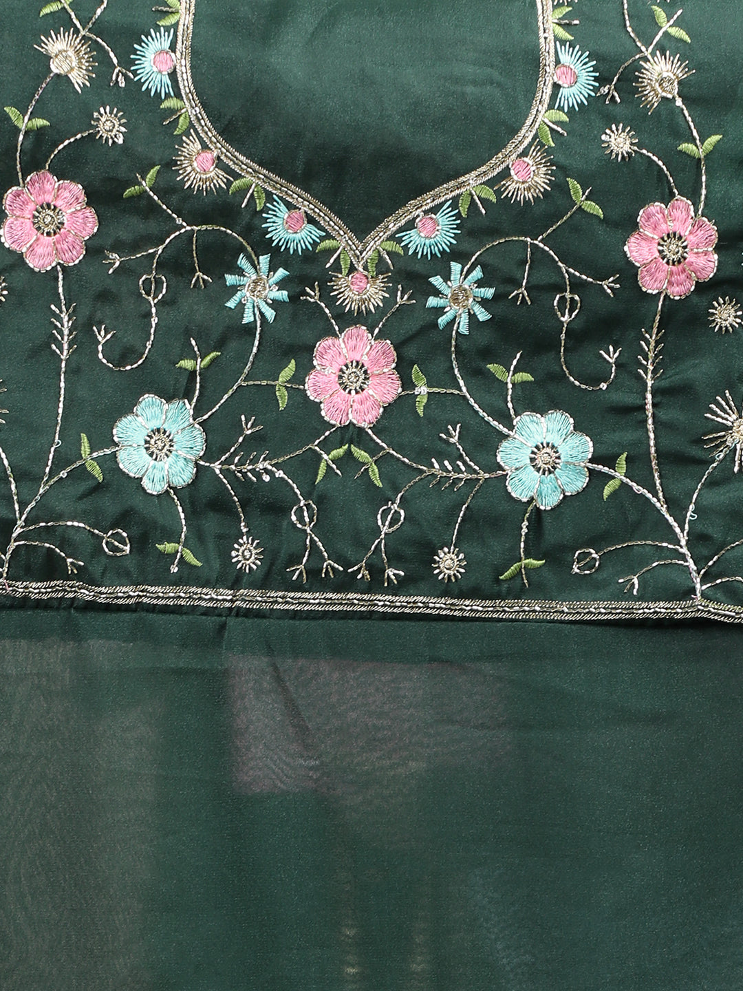 Tissue Georgette Crepe Silk Saree