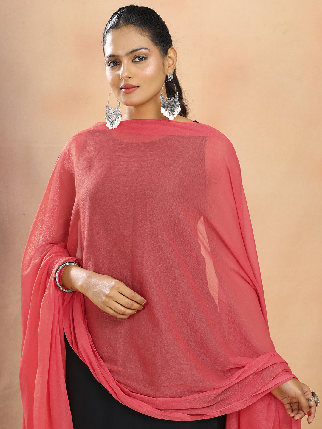 Solid Chiffon Dupatta