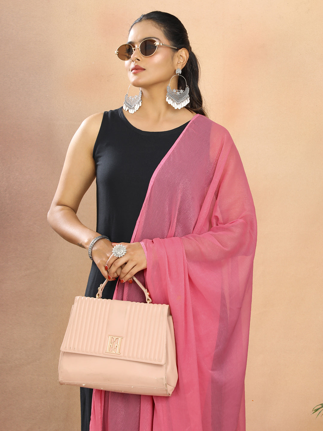 Solid Chiffon Dupatta