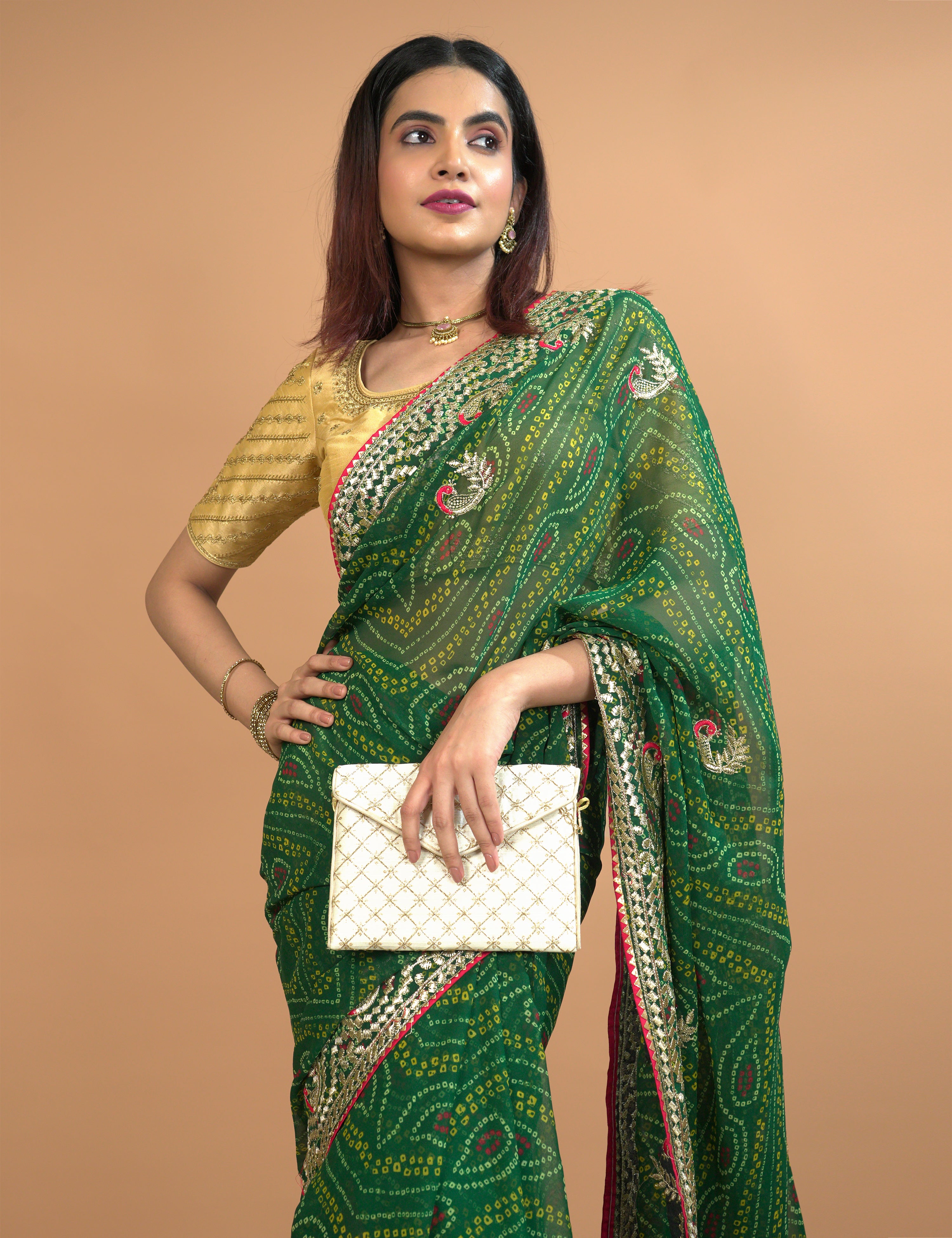 Bandhini Georgette Saree