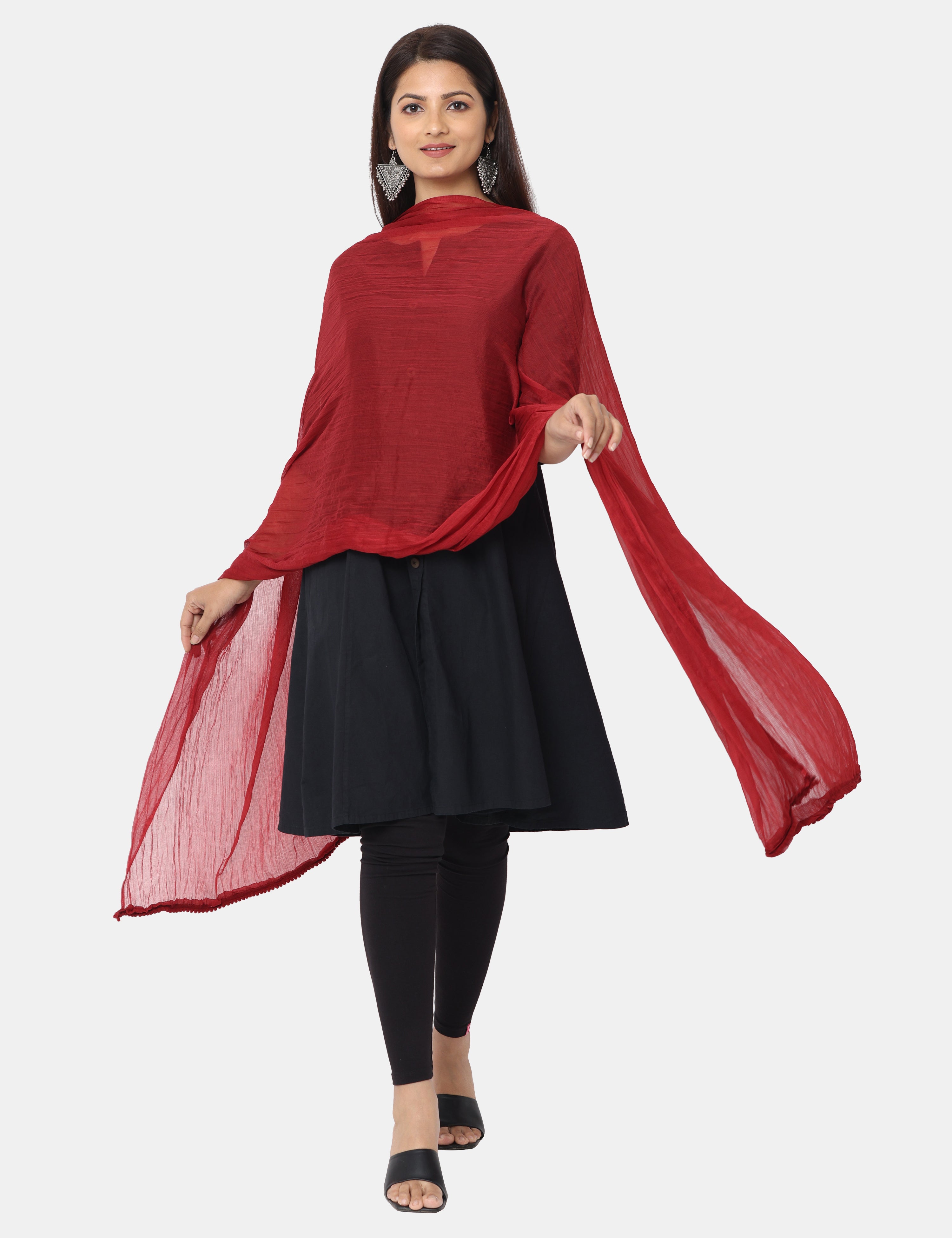 Chiffon Solid Dupatta