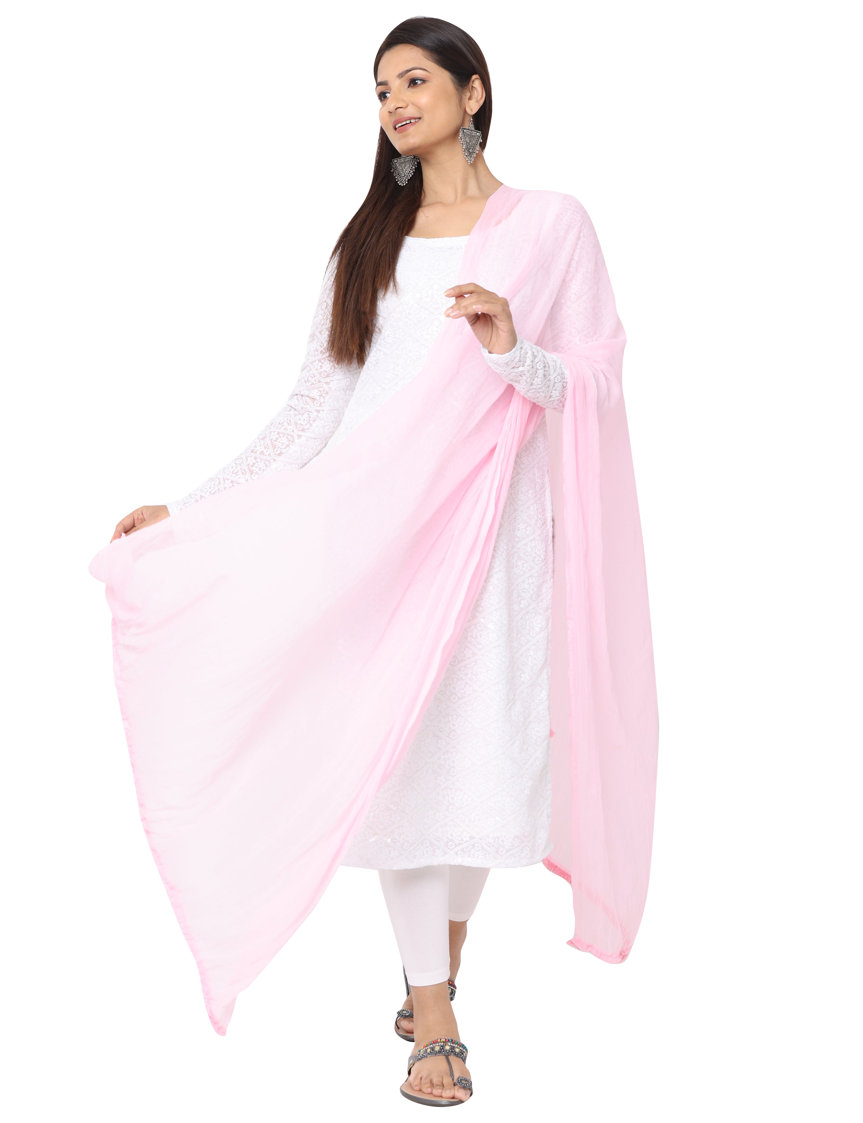 Chiffon Solid Dupatta