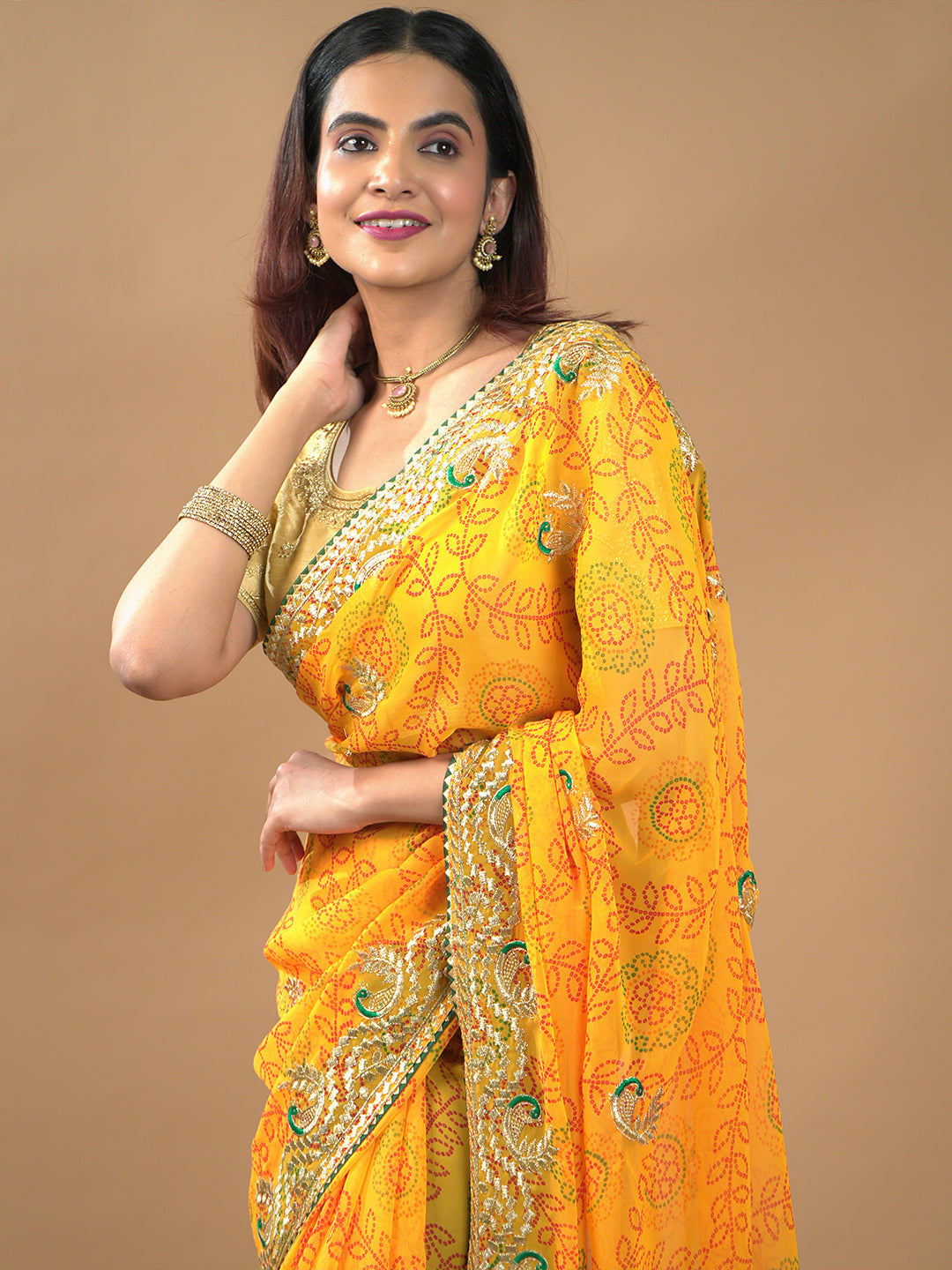 Bandhini Georgette Saree