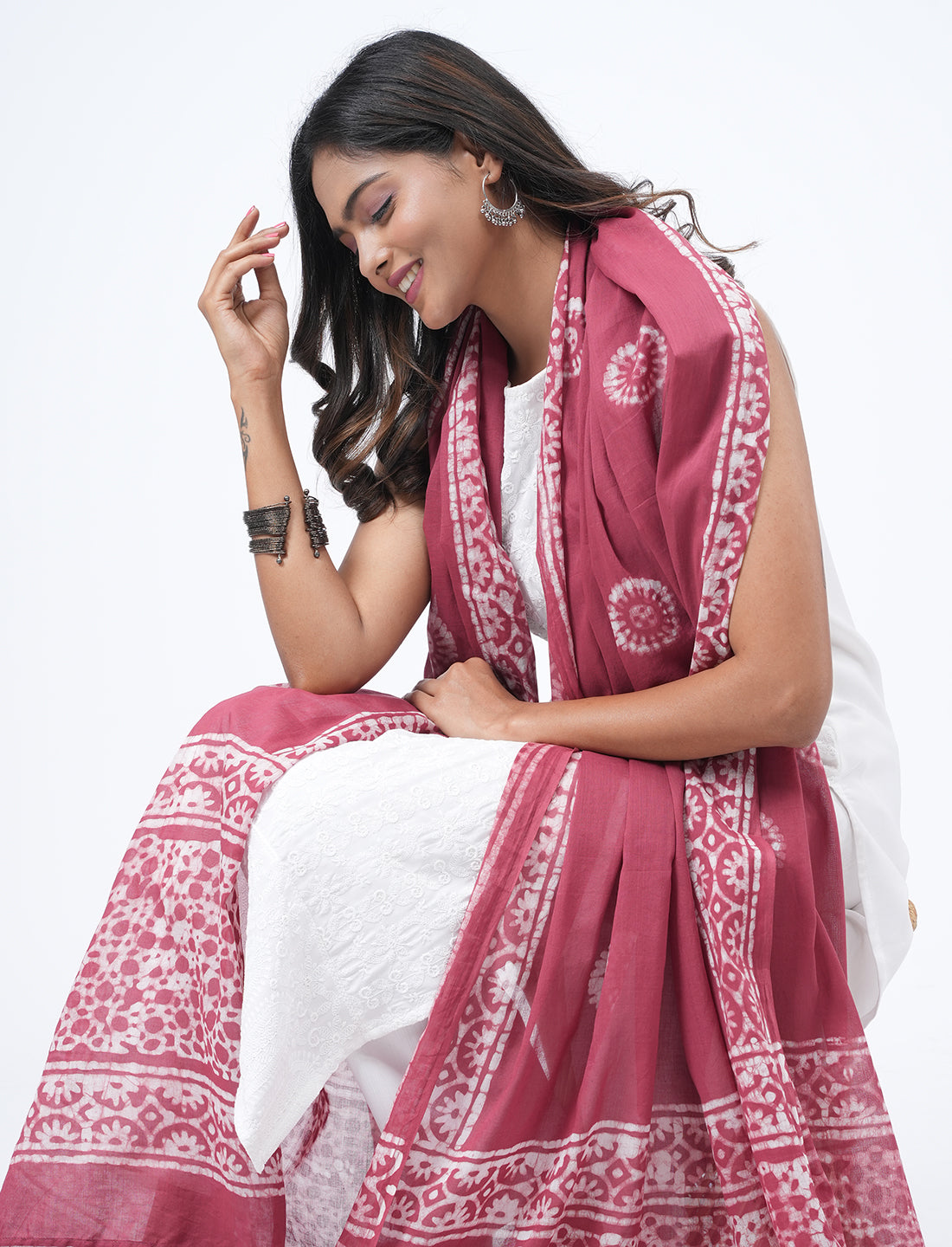 Batik Cotton Dupatta