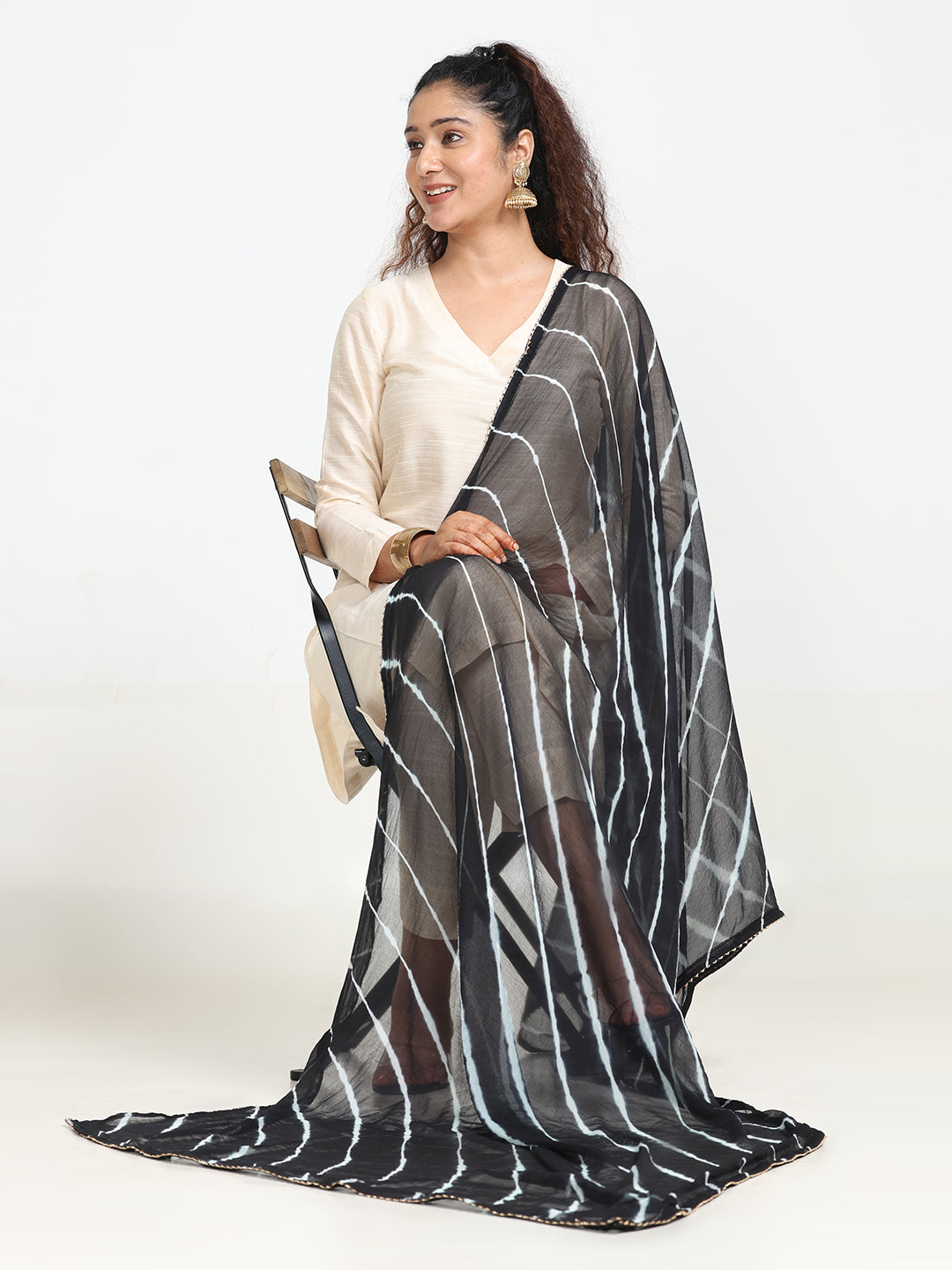 Chiffon Stripe Dupatta